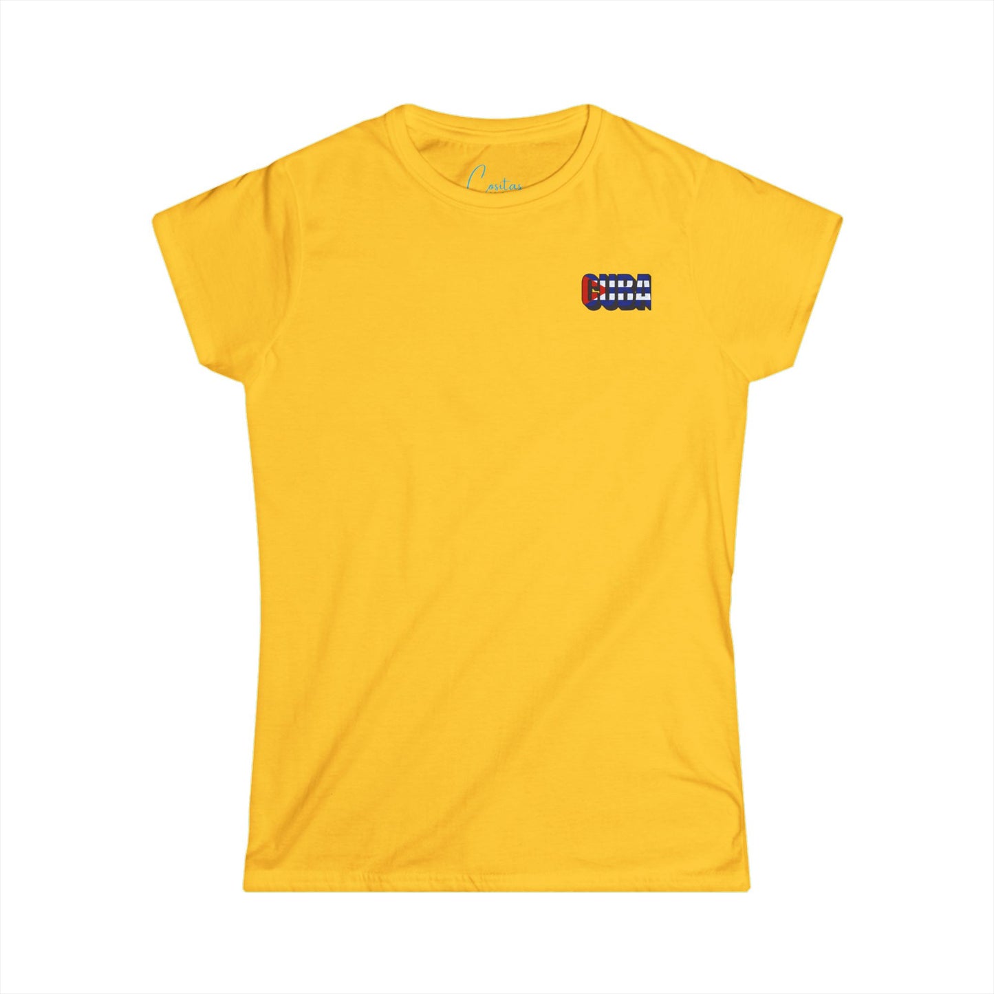 Cuba Libre Mentirita Tee for Women - Stylish Softstyle Shirt with Fun Cocktail Design