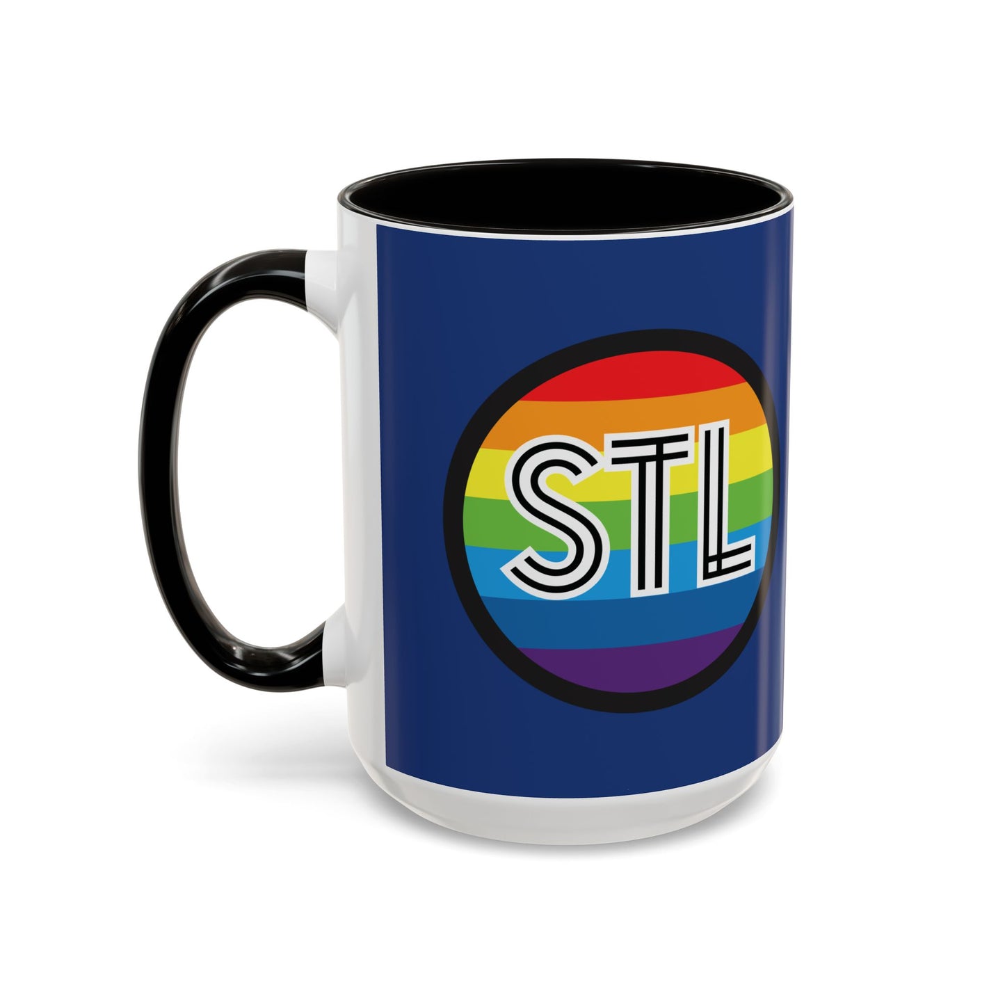 PRIDE Colorful BLUE Coffee Mug with STL & 314 Design – Perfect Gift for Friends and Family