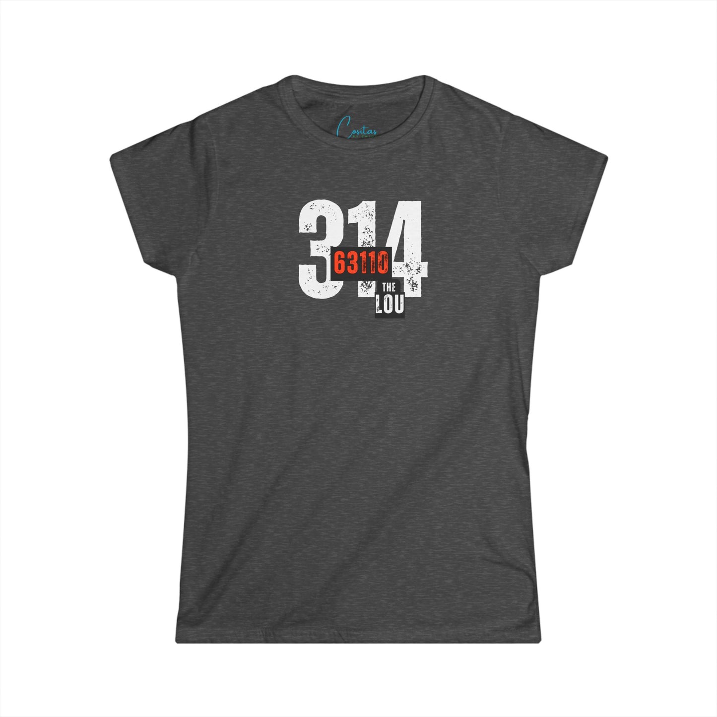 314 63110 The Lou - Women's Softstyle Tee