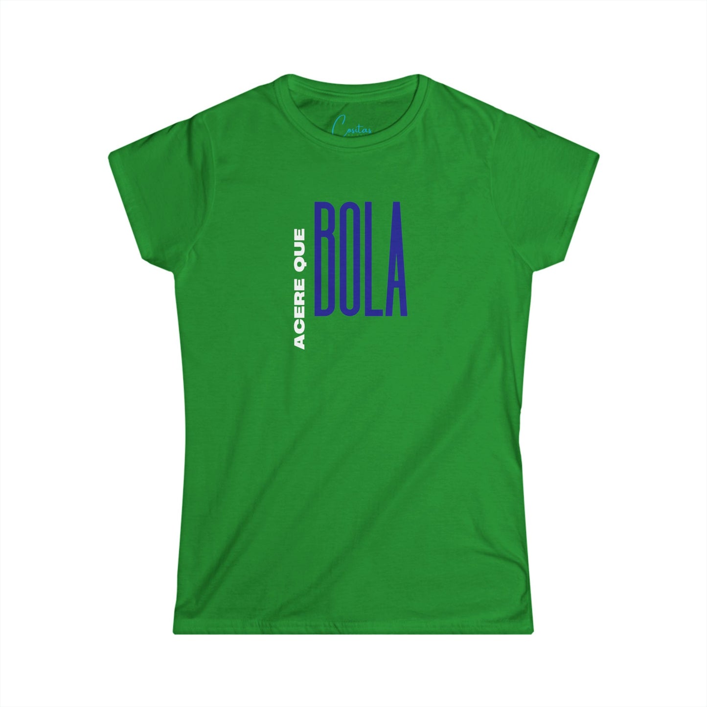 Que Bola Asere T-Shirt Cuban Greeting Softstyle Tee for Women - Cuban Culture Heritage Shirt