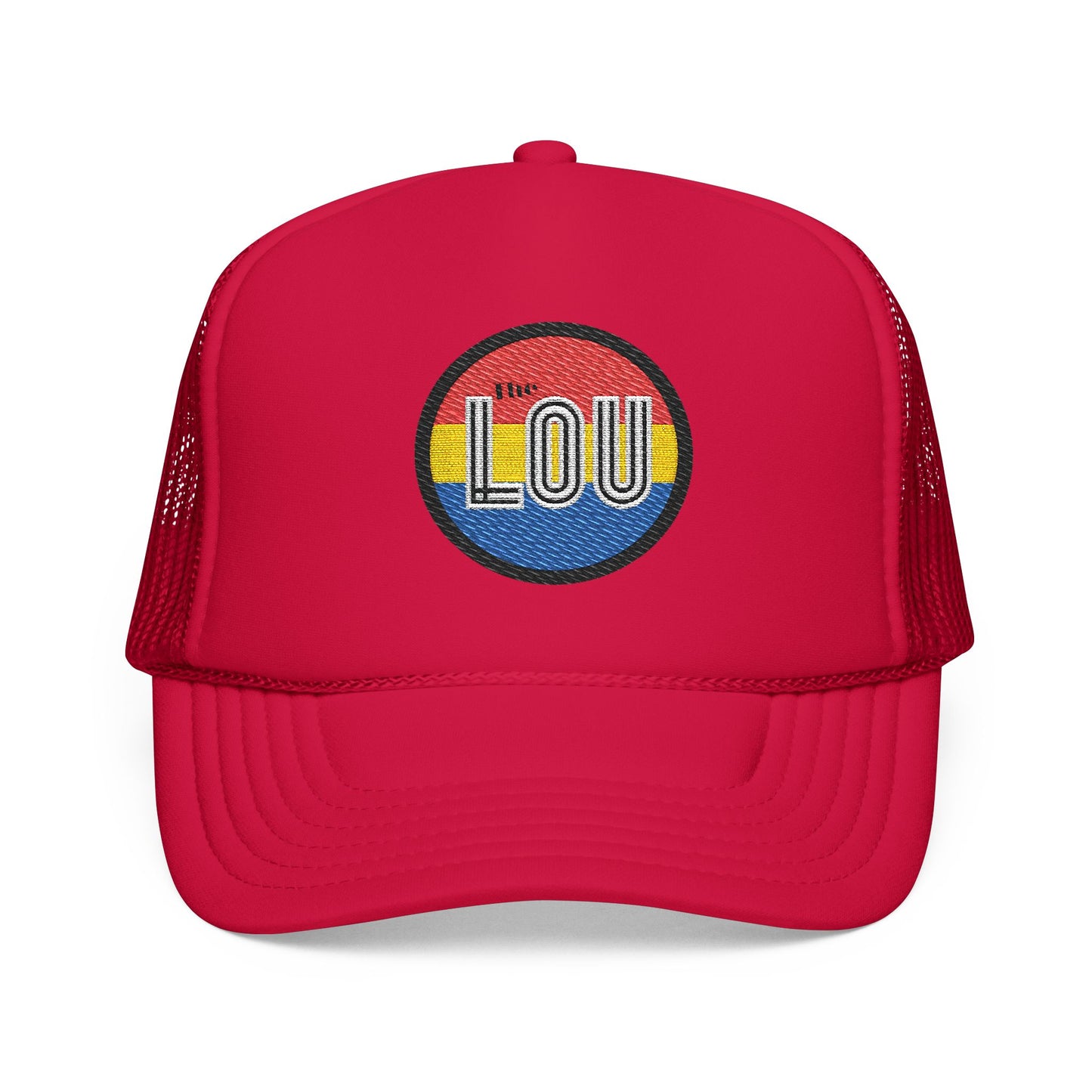 Embroidered Foam Trucker Hat - THE LOU St. Louis Missouri