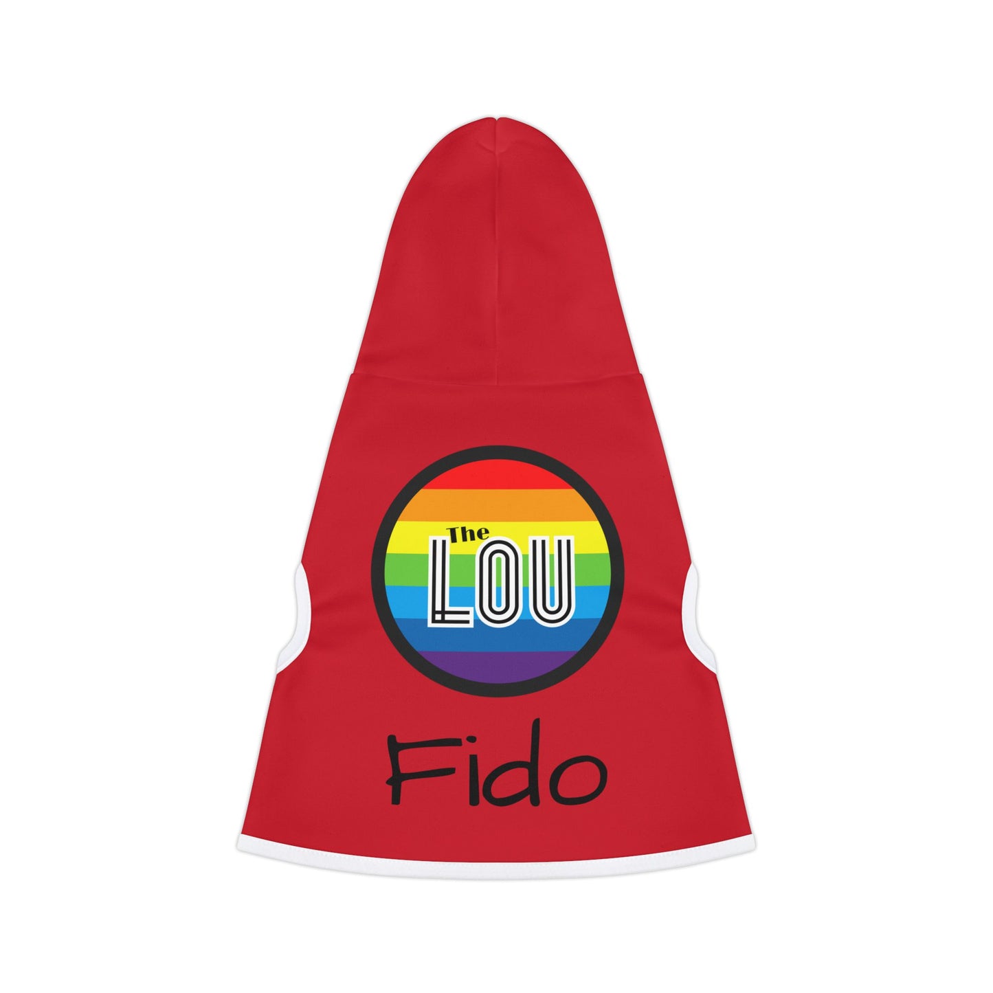 The Lou Pride Customizable Pet Hoodie for Cozy Comfort - Perfect for Celebrations and Everyday Wear
