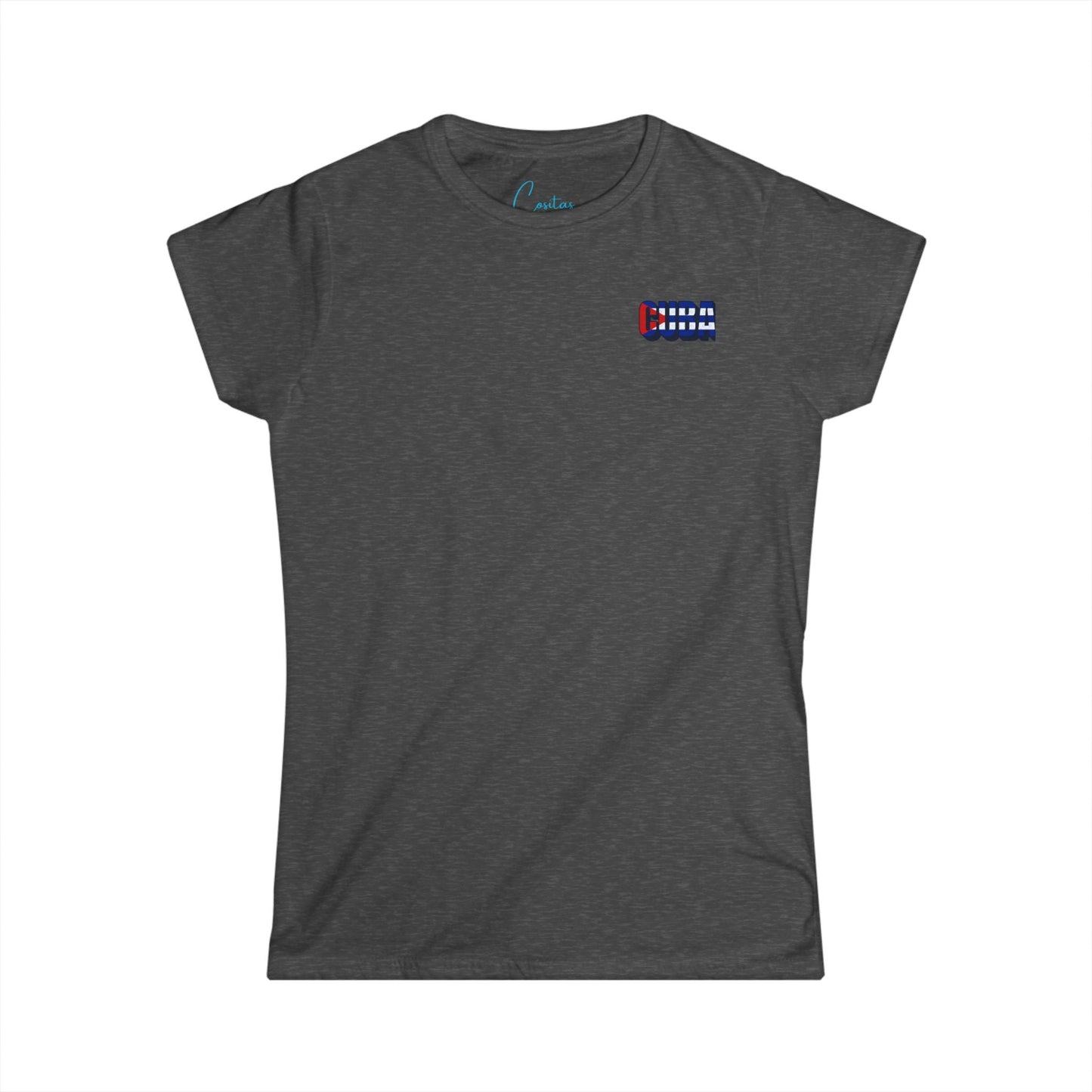 Cuba Libre Mentirita Tee for Women - Stylish Softstyle Shirt with Fun Cocktail Design