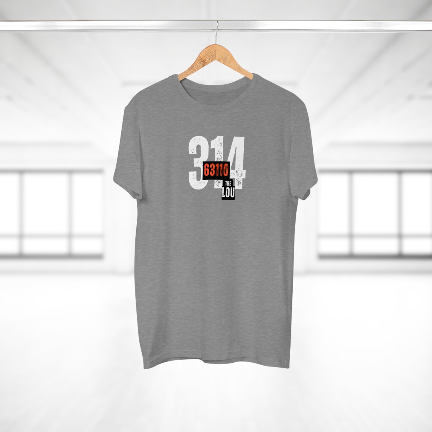314 STL 63110 Single Jersey Men's T-shirt