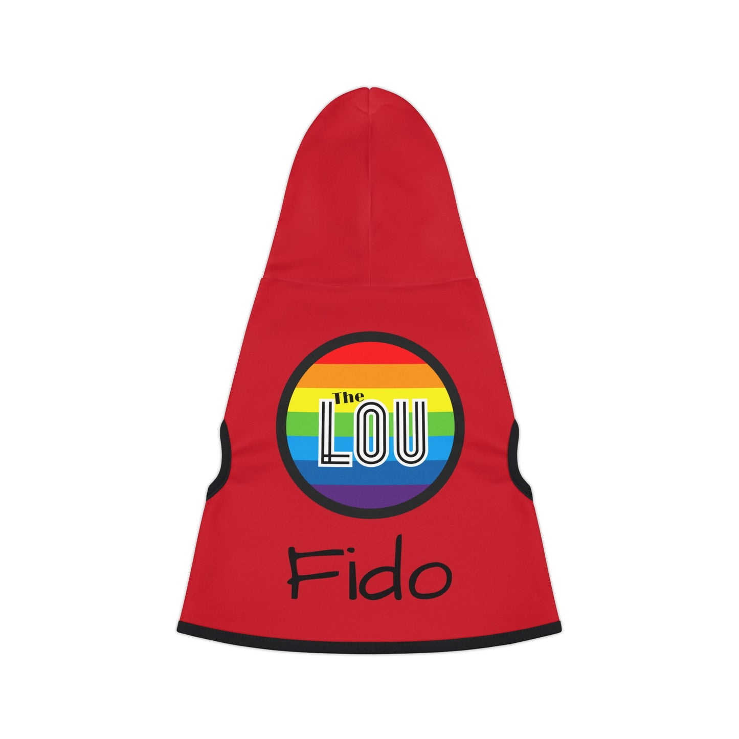 The Lou Pride Customizable Pet Hoodie for Cozy Comfort - Perfect for Celebrations and Everyday Wear