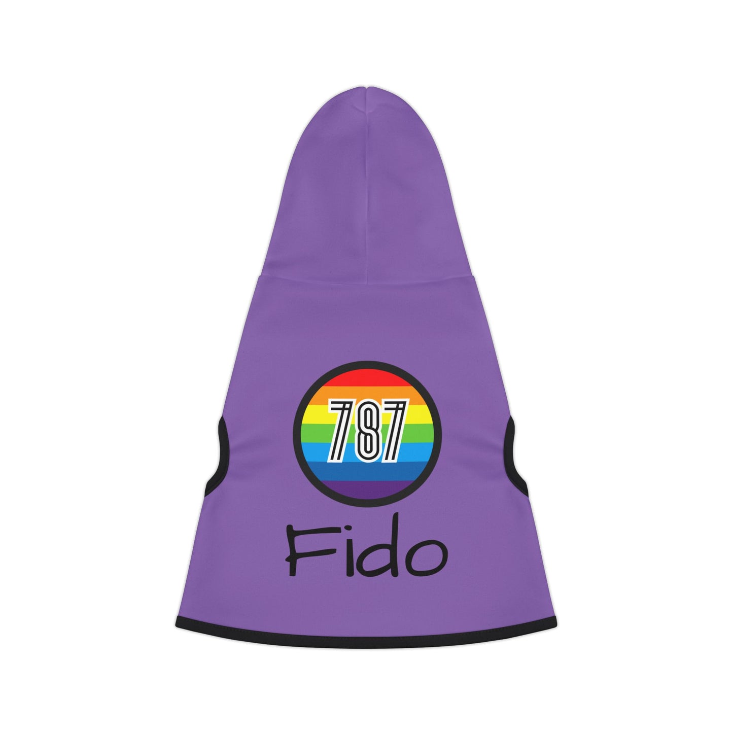 787 Rainbow Customizable Pet Hoodie for Cozy Comfort - Perfect for Celebrations and Everyday Wear