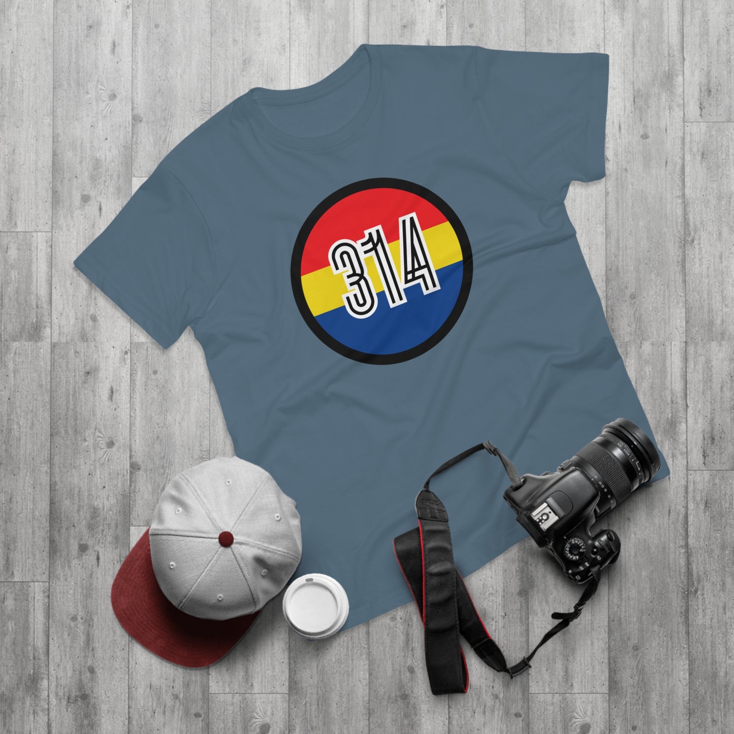 314 Day St. Louis Love Single Jersey Men's T-shirt