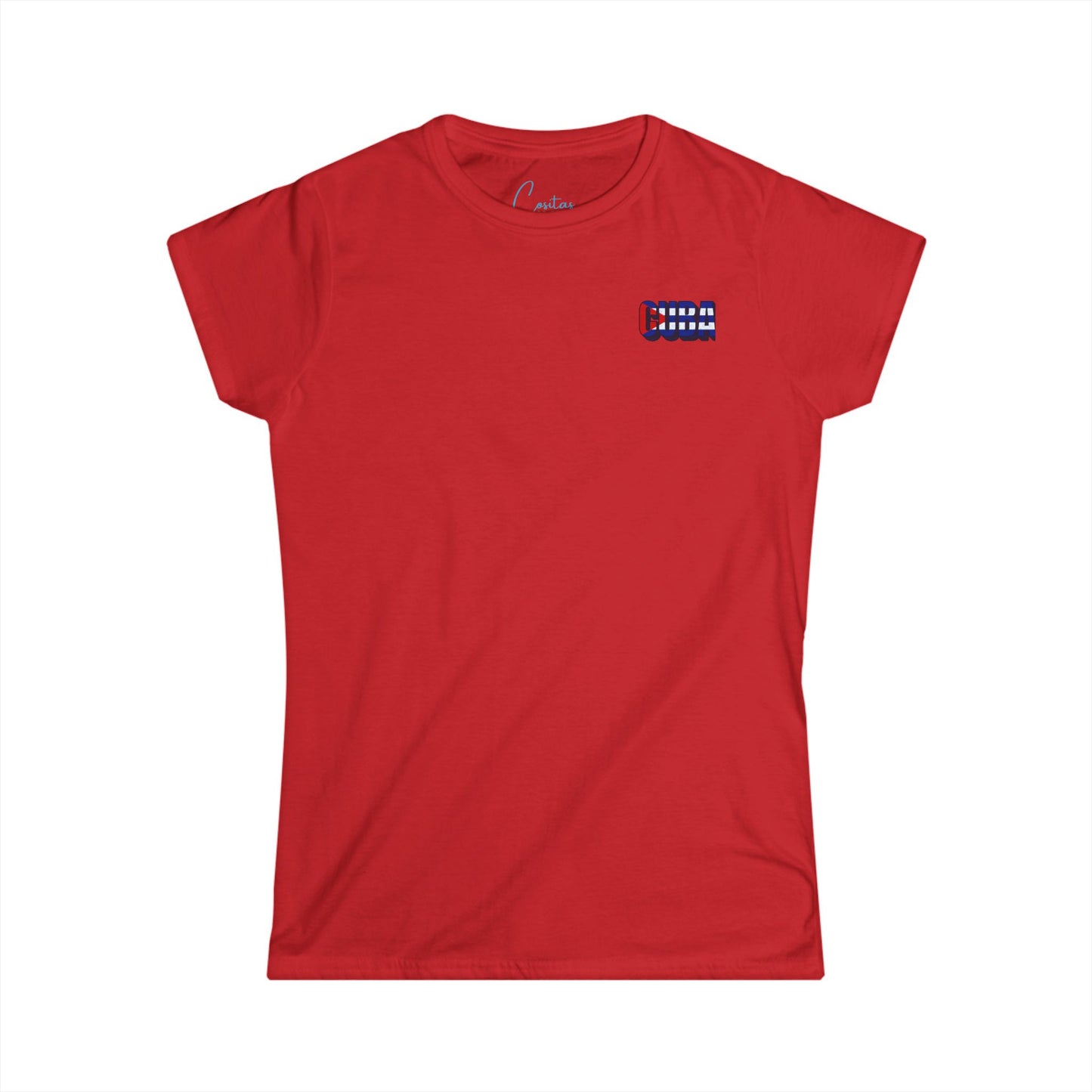 Cuba Libre Mentirita Tee for Women - Stylish Softstyle Shirt with Fun Cocktail Design