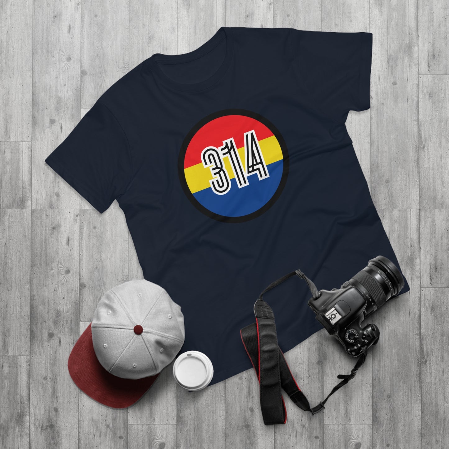 314 Day St. Louis Love Single Jersey Men's T-shirt
