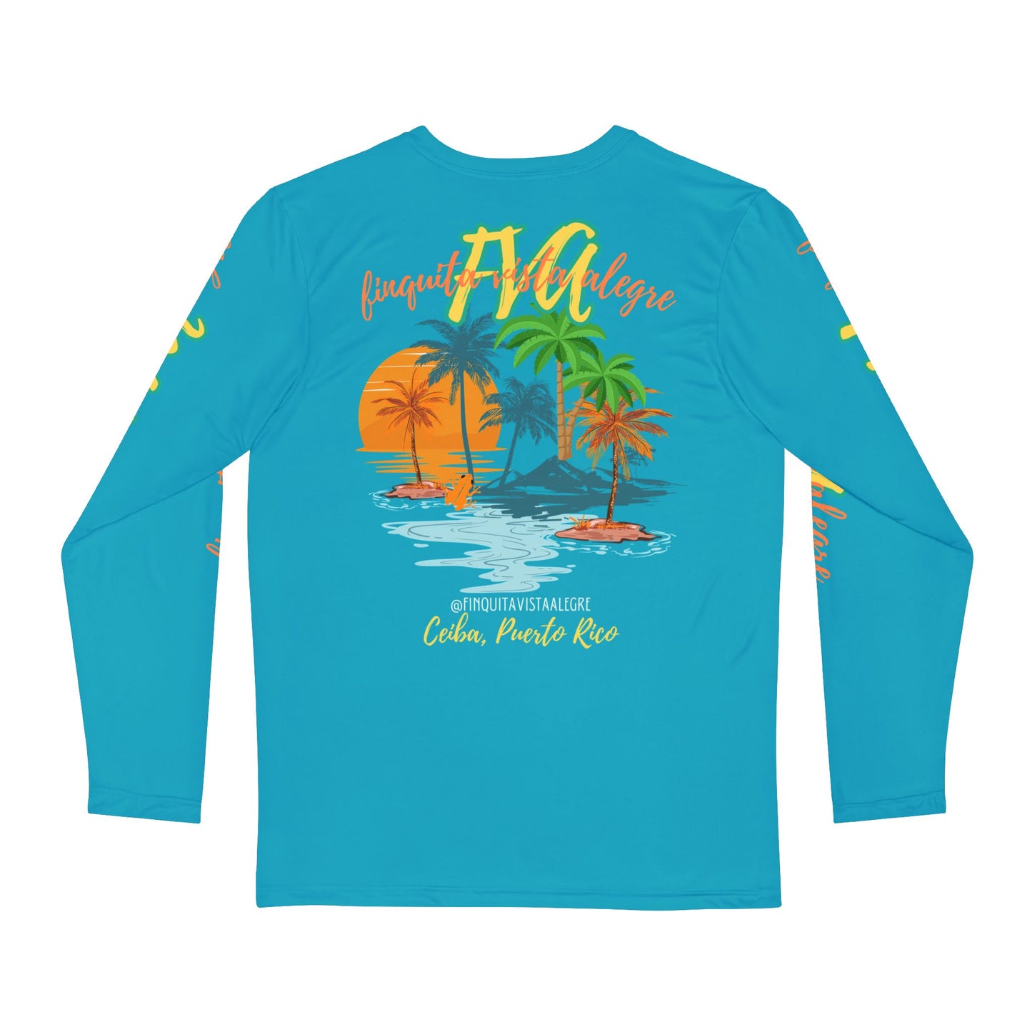 Finquita Vista Alegre FVA Long Sleeve Shirt Rash Guard Puerto Rico Ceiba