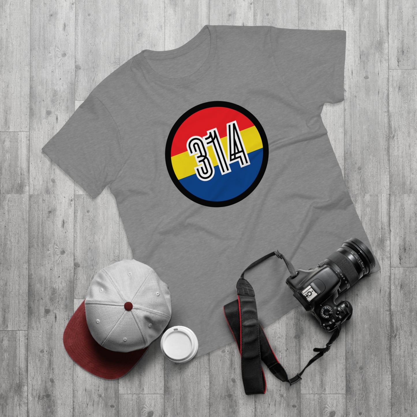 314 Day St. Louis Love Single Jersey Men's T-shirt