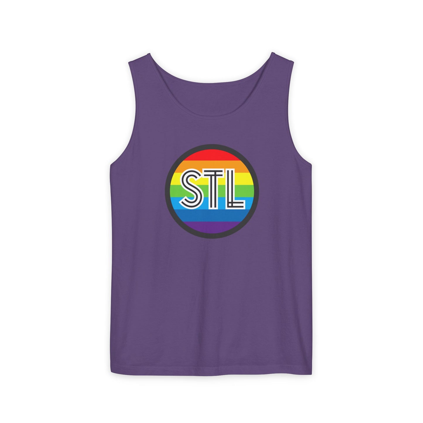 STL Rainbow Single Jersey Men's Tank