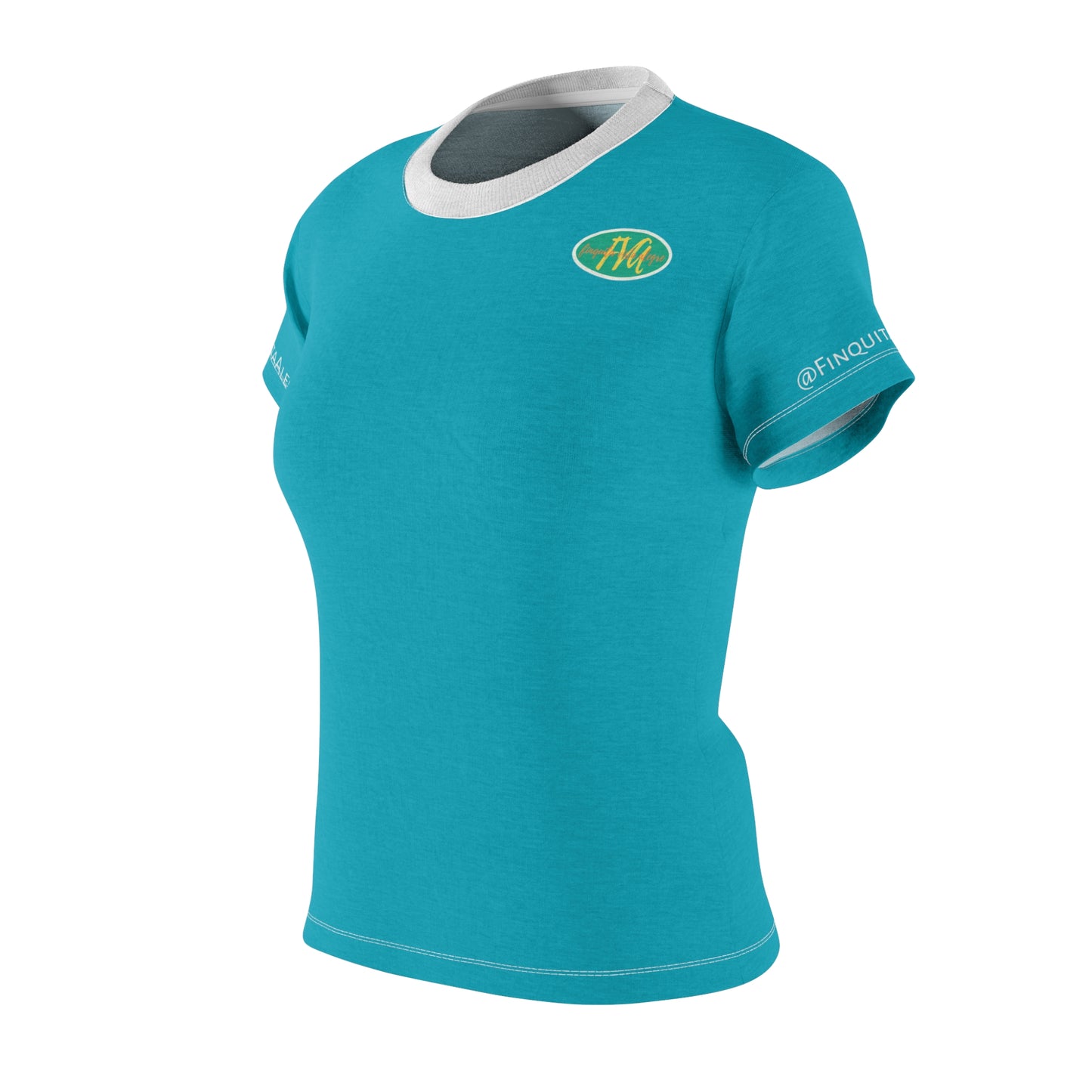 Vibrant Women's Cut & Sew Tee - Fun Graphic Tee for Casual Wear