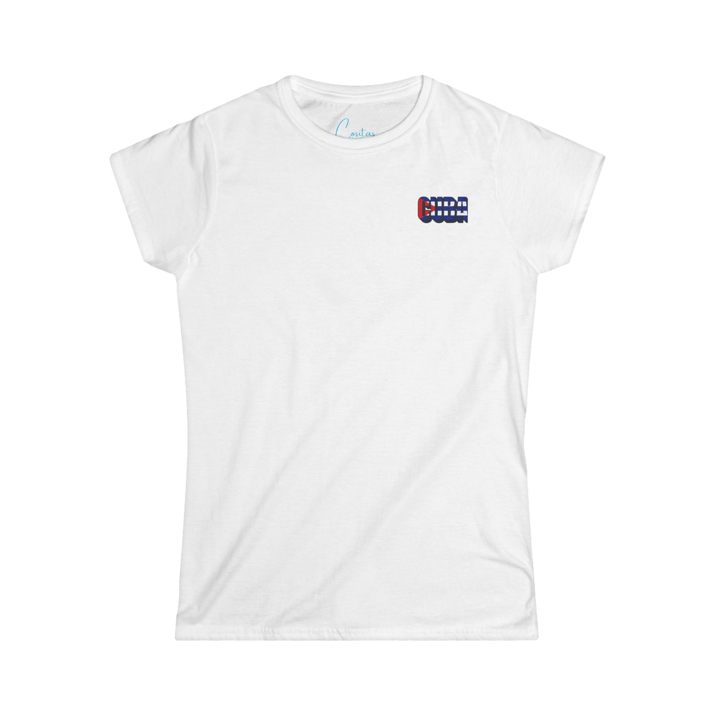Cuba Libre Mentirita Tee for Women - Stylish Softstyle Shirt with Fun Cocktail Design