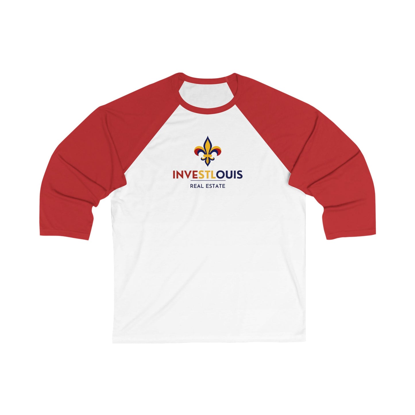 InveSTLouis St. Louis Real Estate Investor Unisex 3\4 Sleeve Baseball Tee