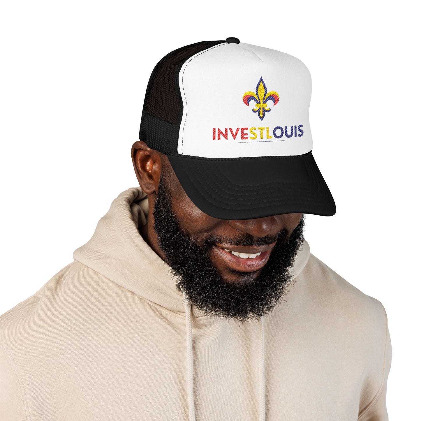 InveSTLouis - Embroidered Foam Trucker Hat - InvestLouis Real Estate