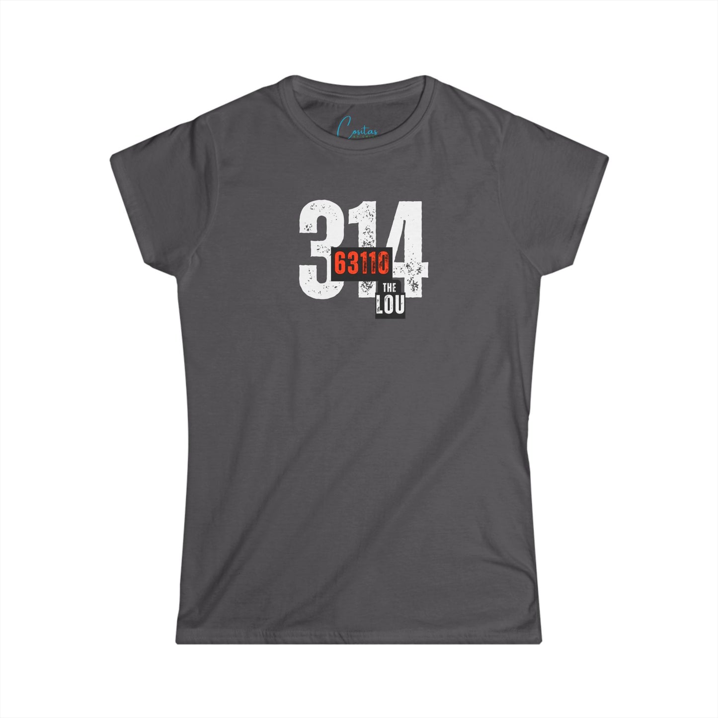 314 63110 The Lou - Women's Softstyle Tee