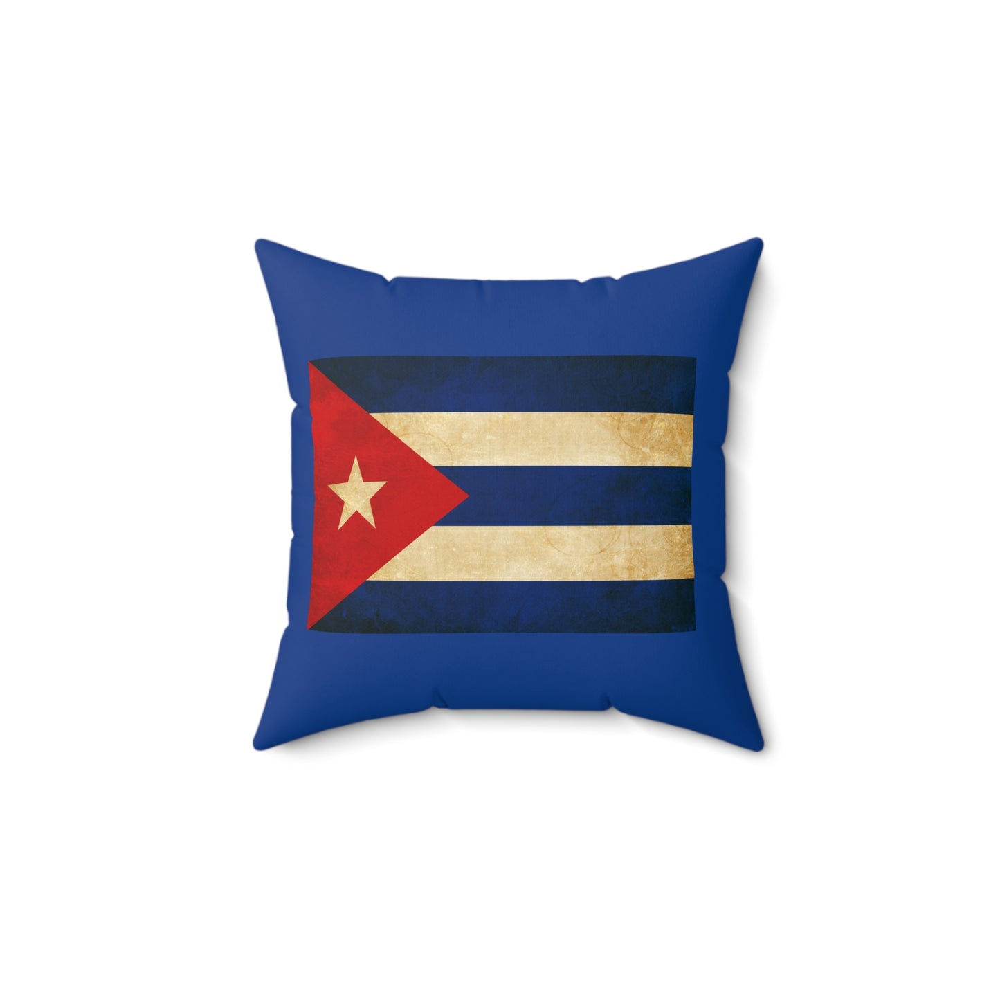 Asere Que Bola Cuban Flag Spun Polyester Square Pillow