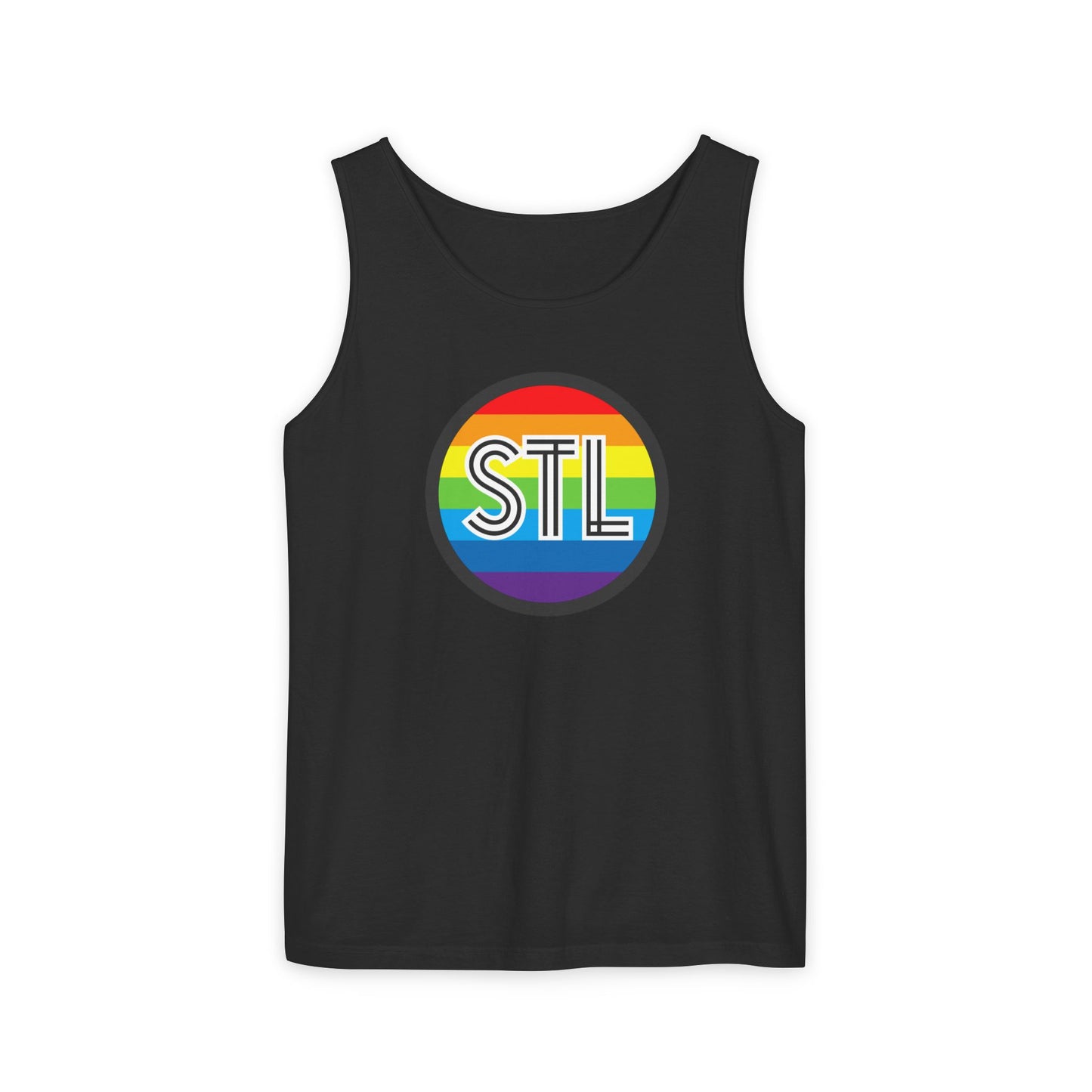 STL Rainbow Single Jersey Men's Tank