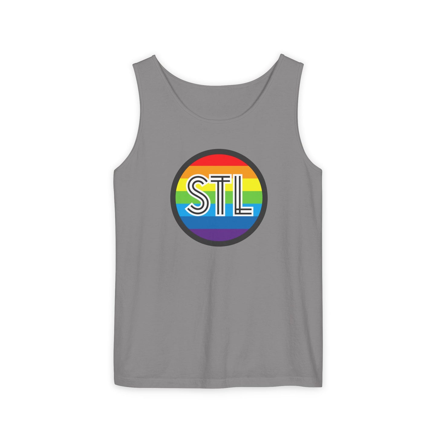 STL Rainbow Single Jersey Men's Tank