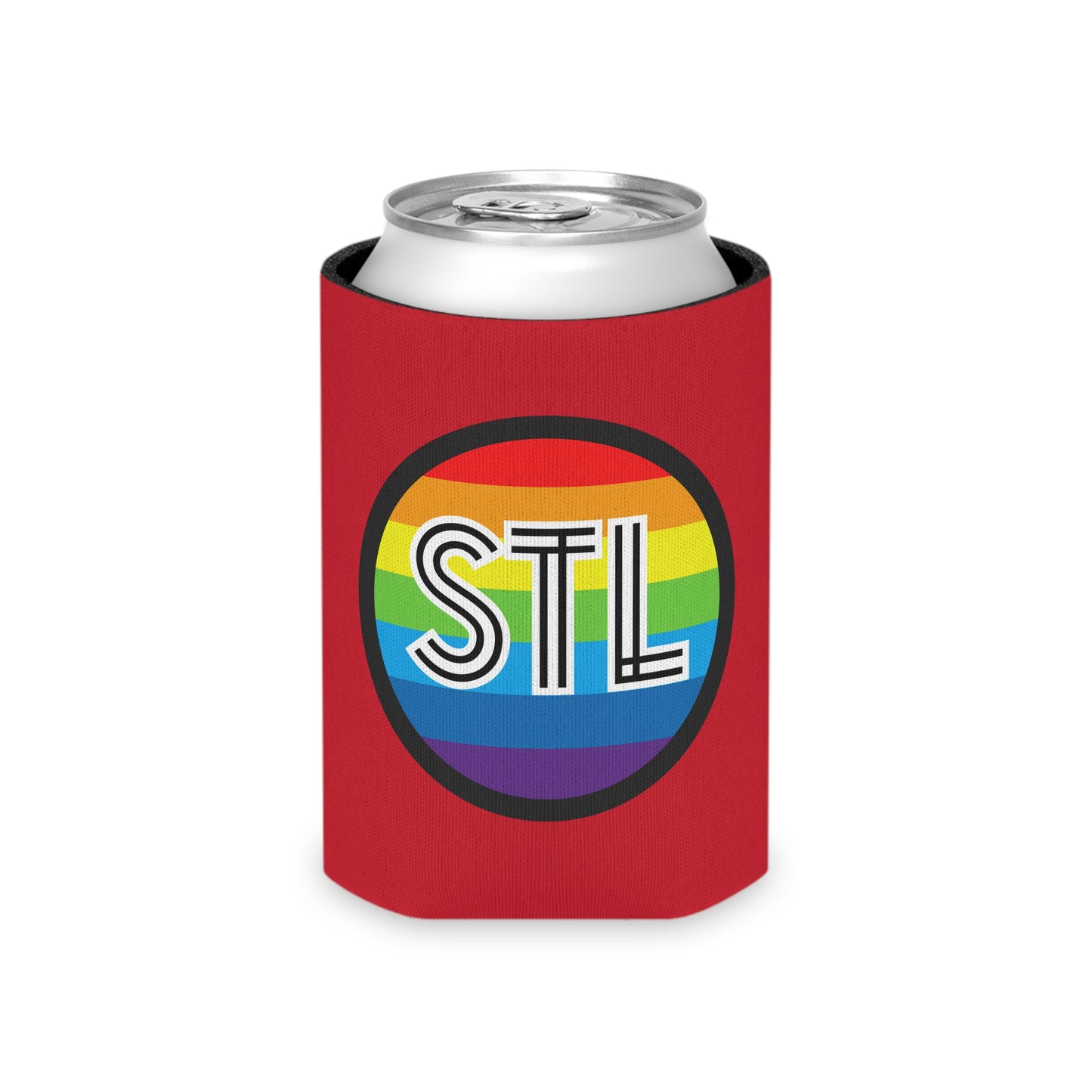 PRIDE Retro STL Can Cooler - Perfect for Parties & Gifts