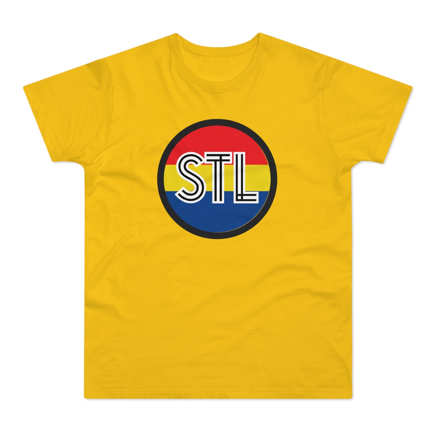 STL City Flag Shirt Single Jersey Men's T-shirt