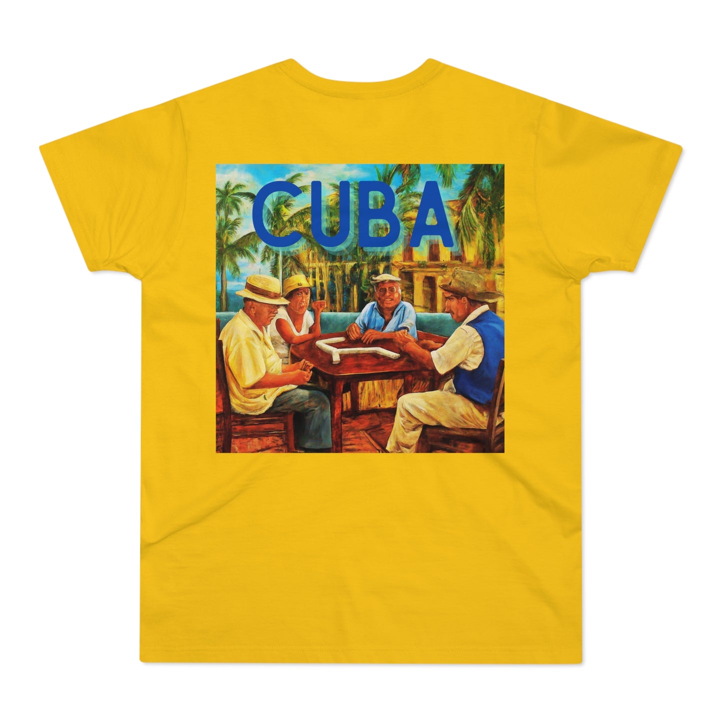 CUBA Dominoes Single Jersey Men's T-shirt