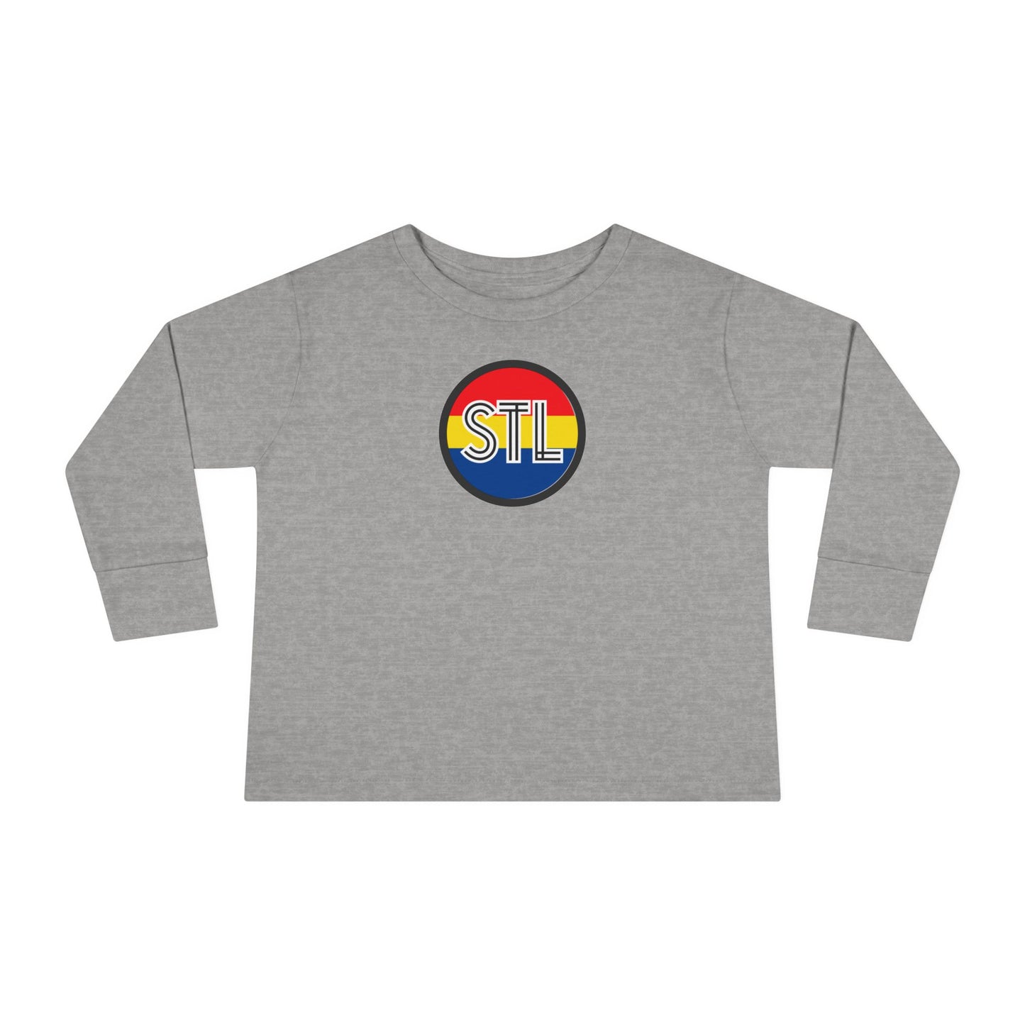 Colorful STL Toddler Long Sleeve Tee - Fun and Stylish Pediatric Apparel