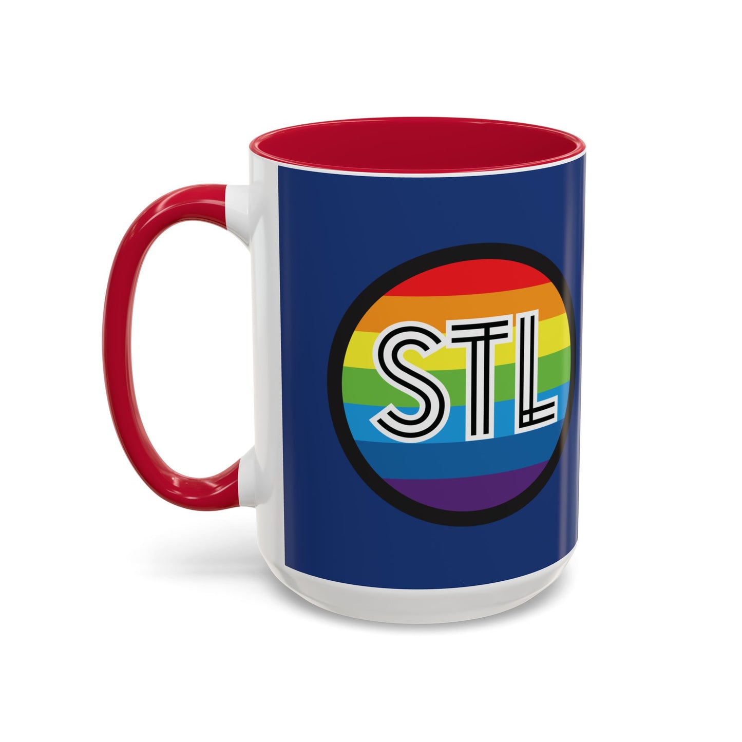 PRIDE Colorful BLUE Coffee Mug with STL & 314 Design – Perfect Gift for Friends and Family