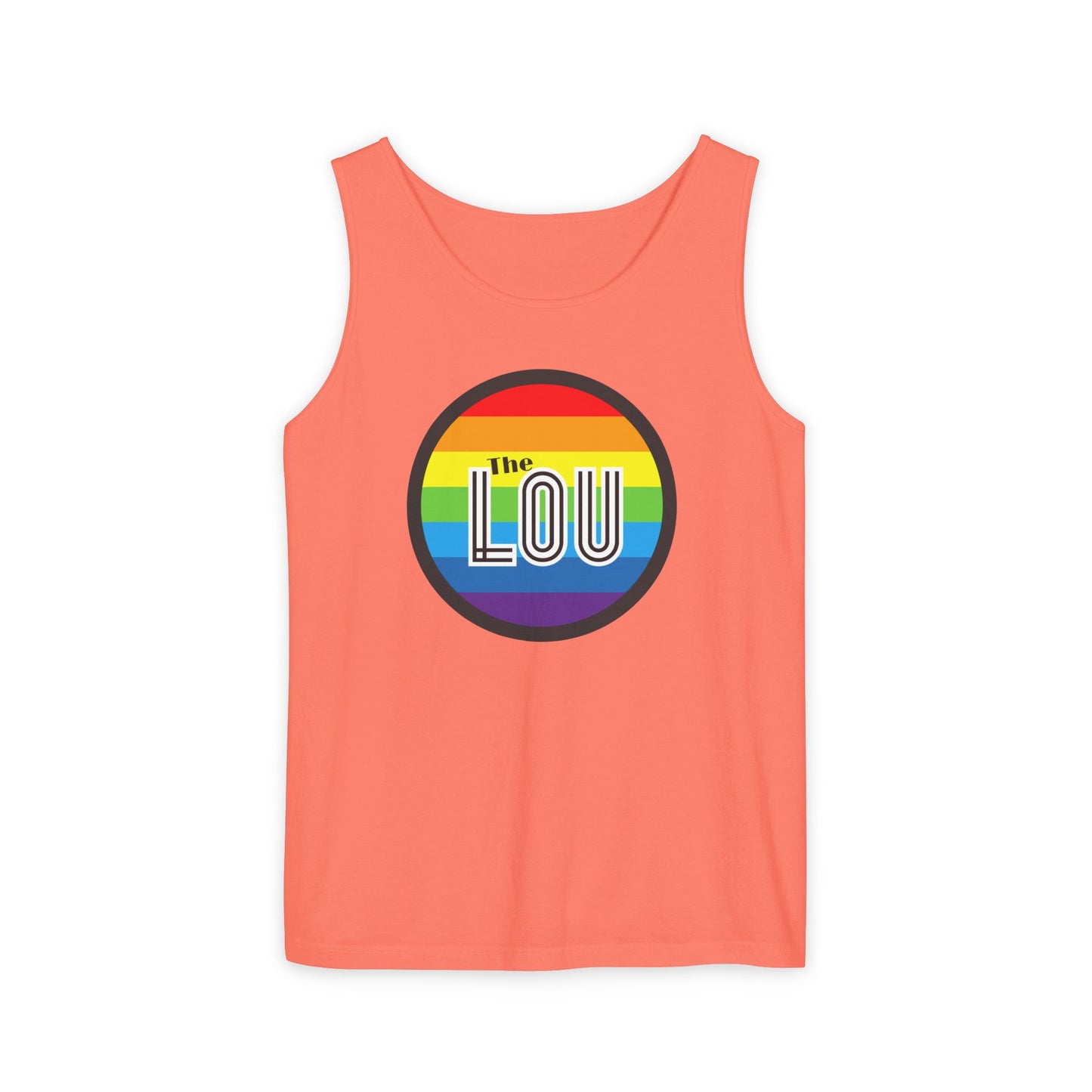 The Lou Rainbow Single Jersey Men's Tank