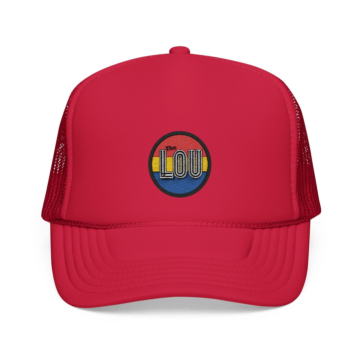 Embroidered Foam Trucker Hat - THE LOU