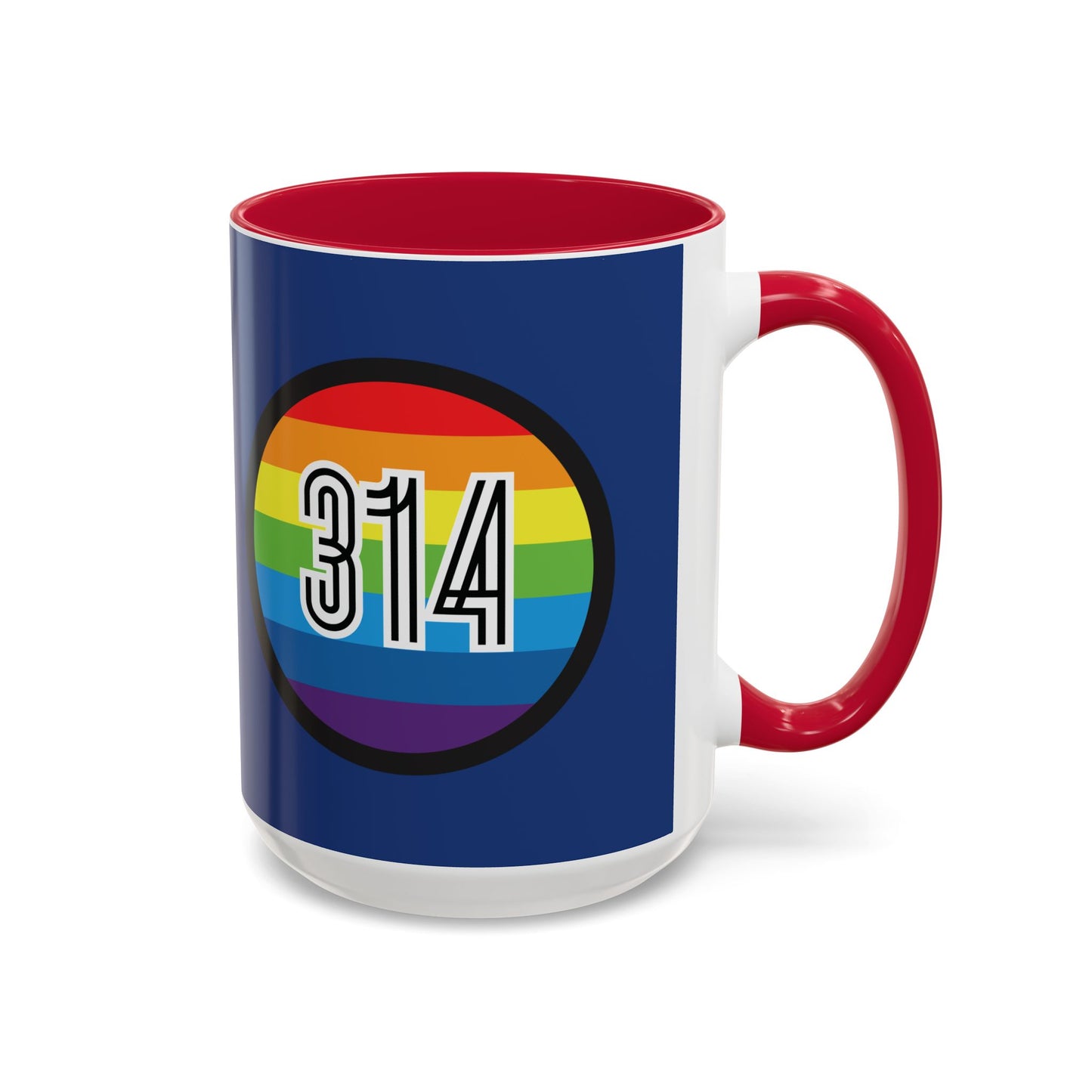 PRIDE Colorful BLUE Coffee Mug with STL & 314 Design – Perfect Gift for Friends and Family