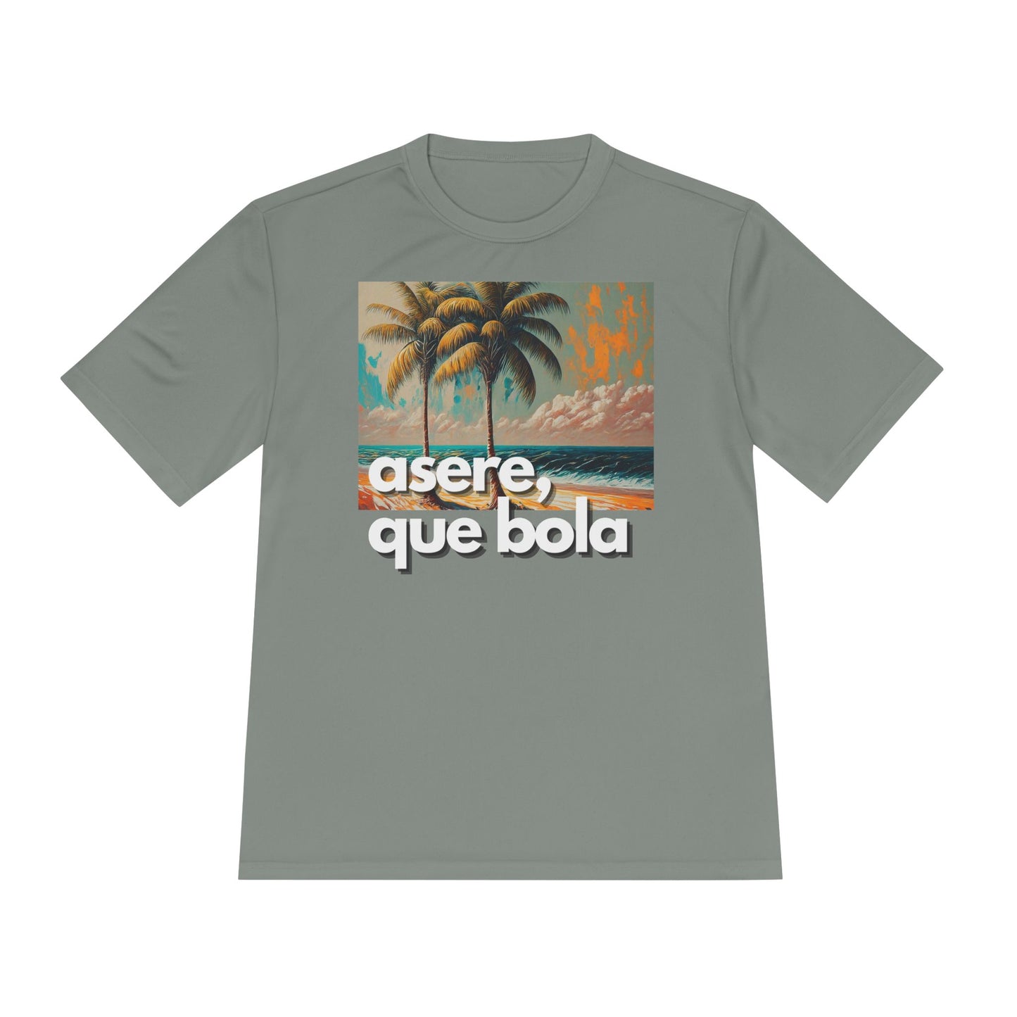 Asere Que Bola Playa Beach Unisex Moisture Wicking Tee