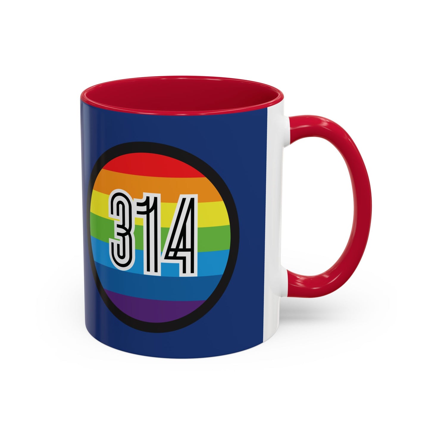 PRIDE Colorful BLUE Coffee Mug with STL & 314 Design – Perfect Gift for Friends and Family