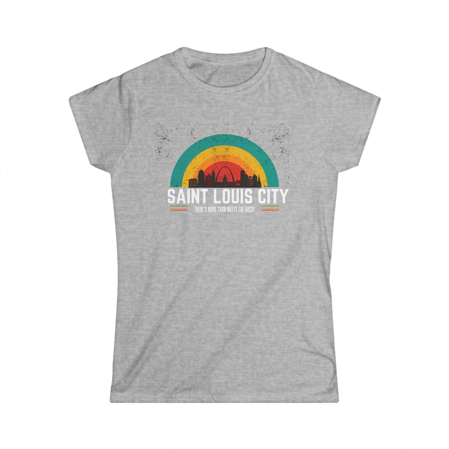 STL Saint Louis City More than Meets the Arch - Women's Softstyle Tee