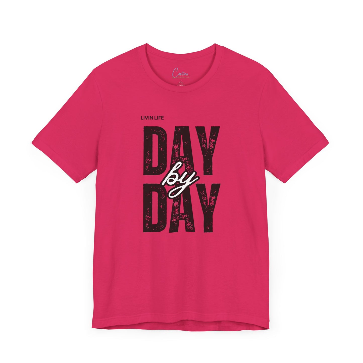 Livin Life Day by Day Unisex Jersey Short Sleeve Tee