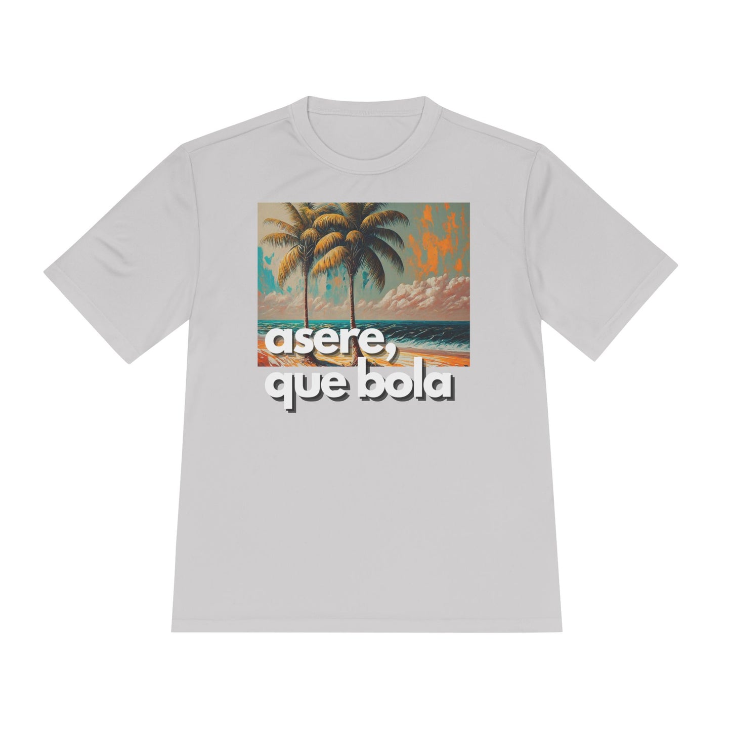 Asere Que Bola Playa Beach Unisex Moisture Wicking Tee