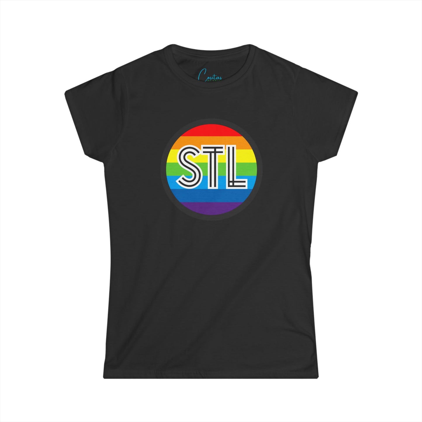 STL Pride Rainbow Women's Softstyle Tee