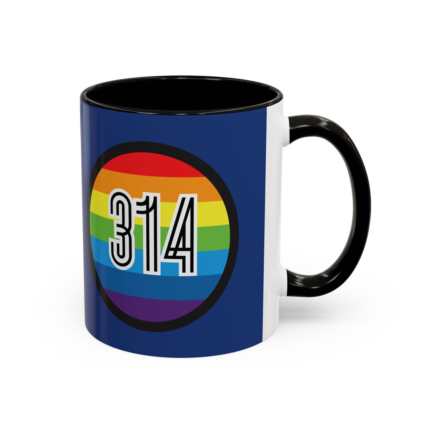 PRIDE Colorful BLUE Coffee Mug with STL & 314 Design – Perfect Gift for Friends and Family