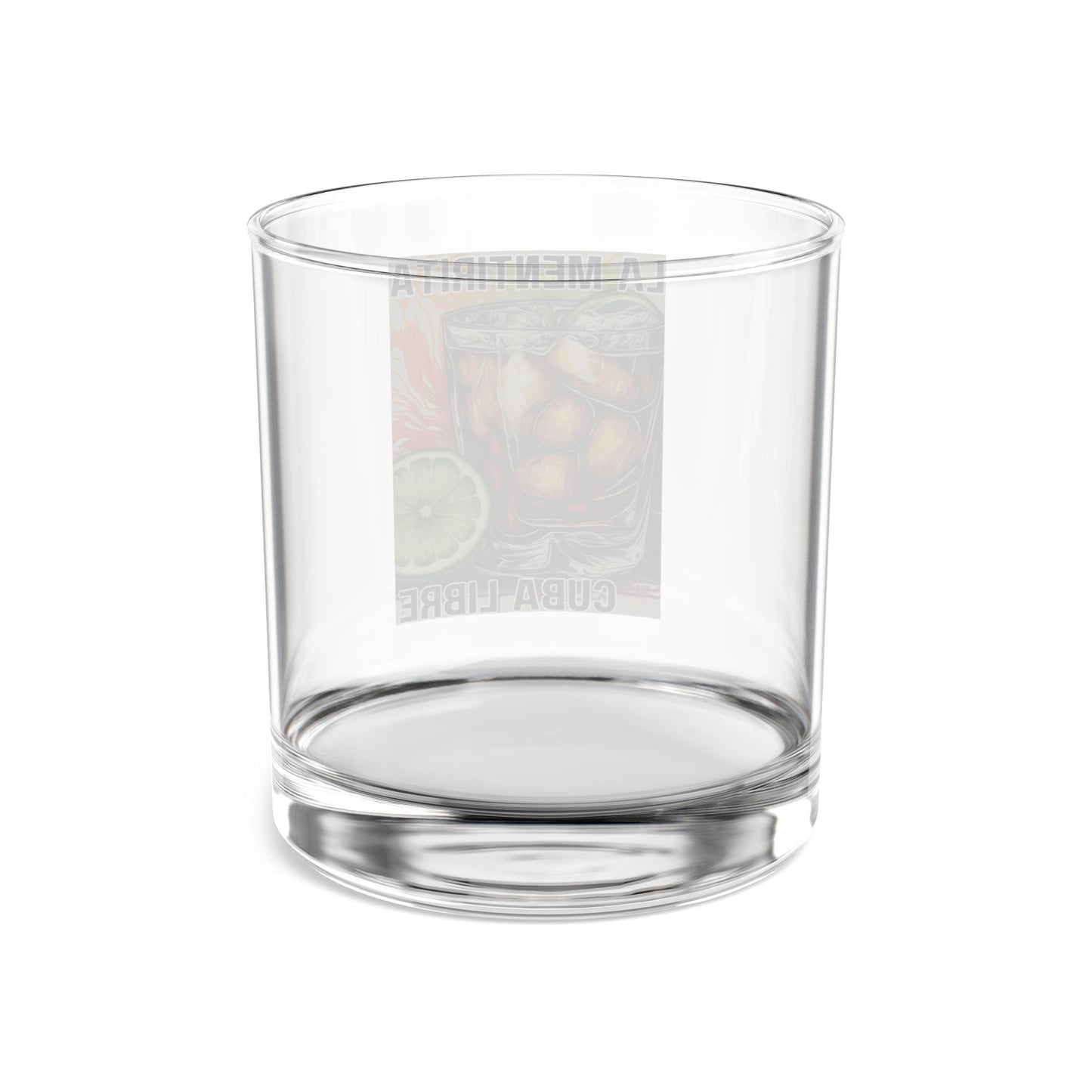 La Mentirita:  Cuba Libre Rocks Glass, 10oz