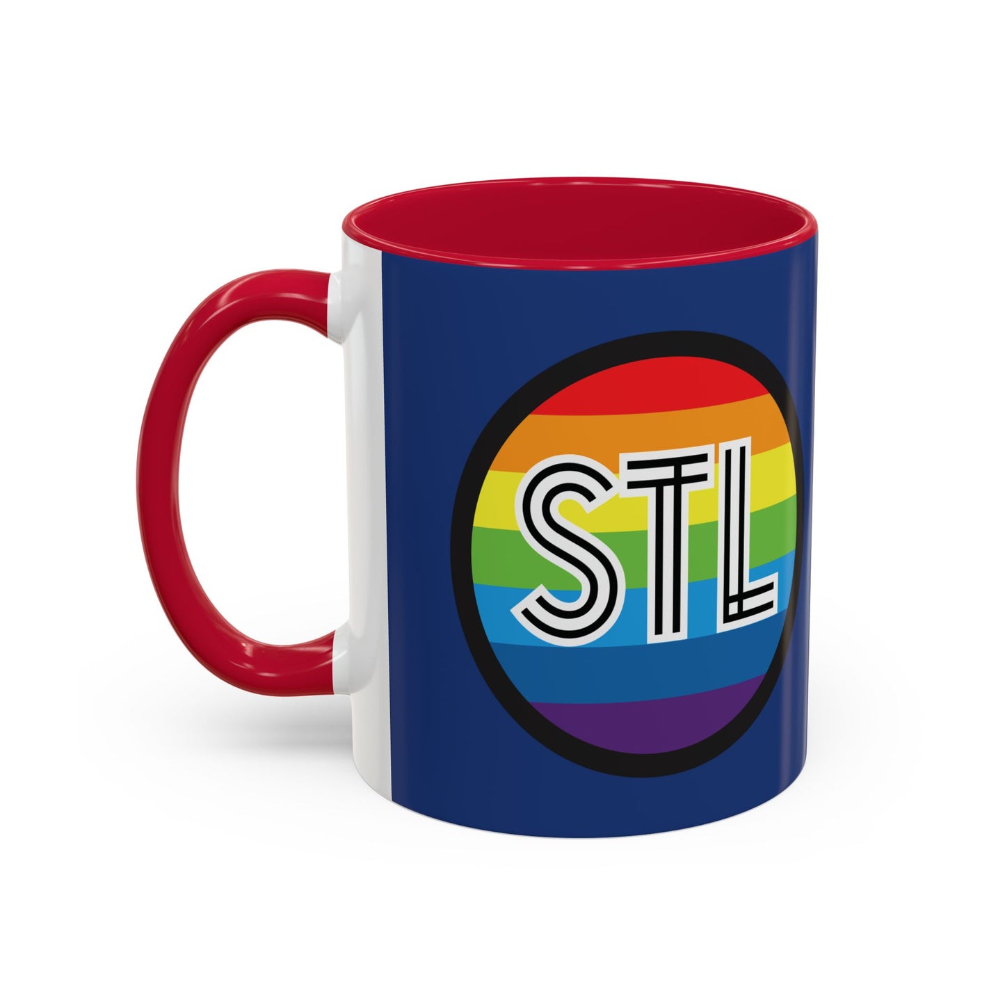 PRIDE Colorful BLUE Coffee Mug with STL & 314 Design – Perfect Gift for Friends and Family