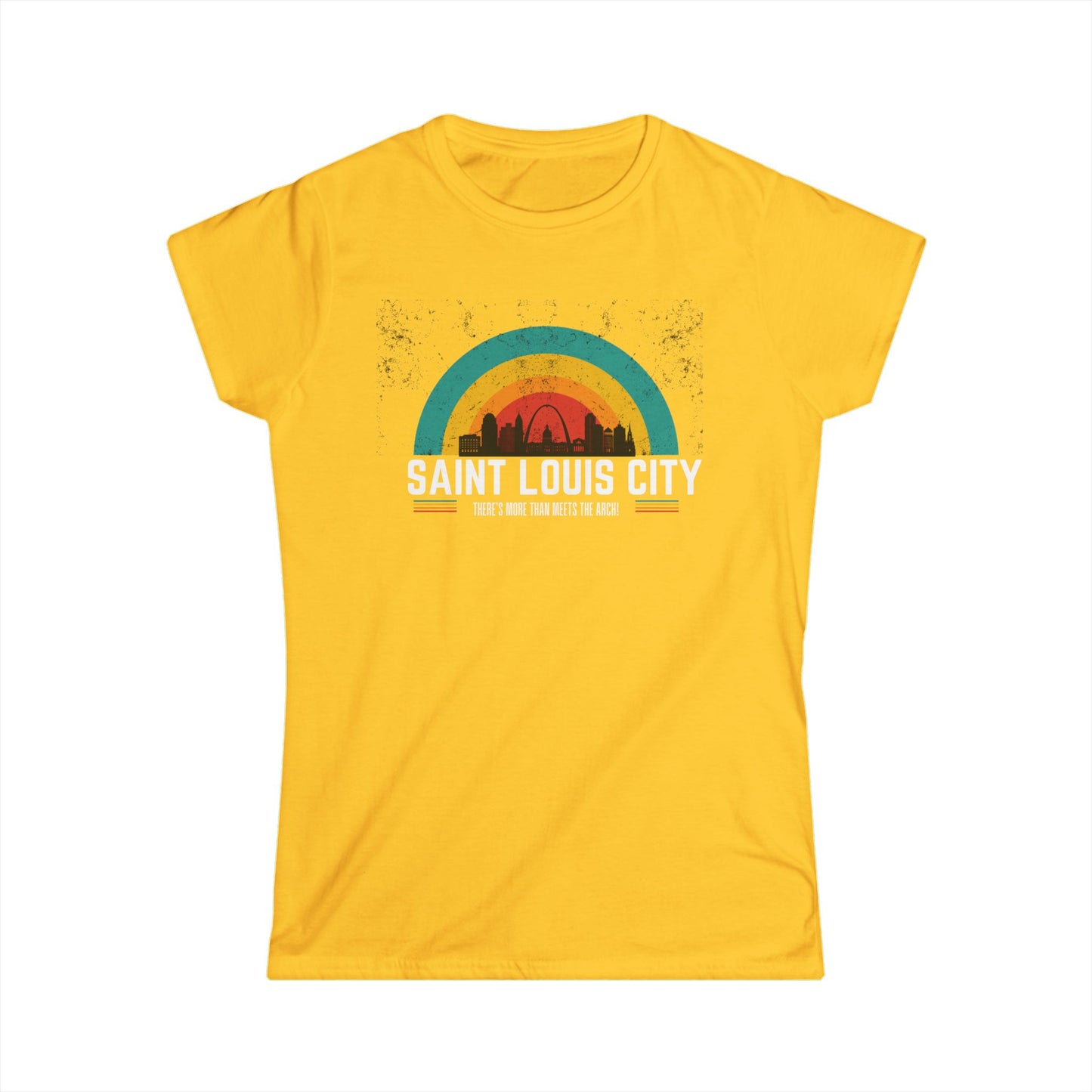 STL Saint Louis City More than Meets the Arch - Women's Softstyle Tee