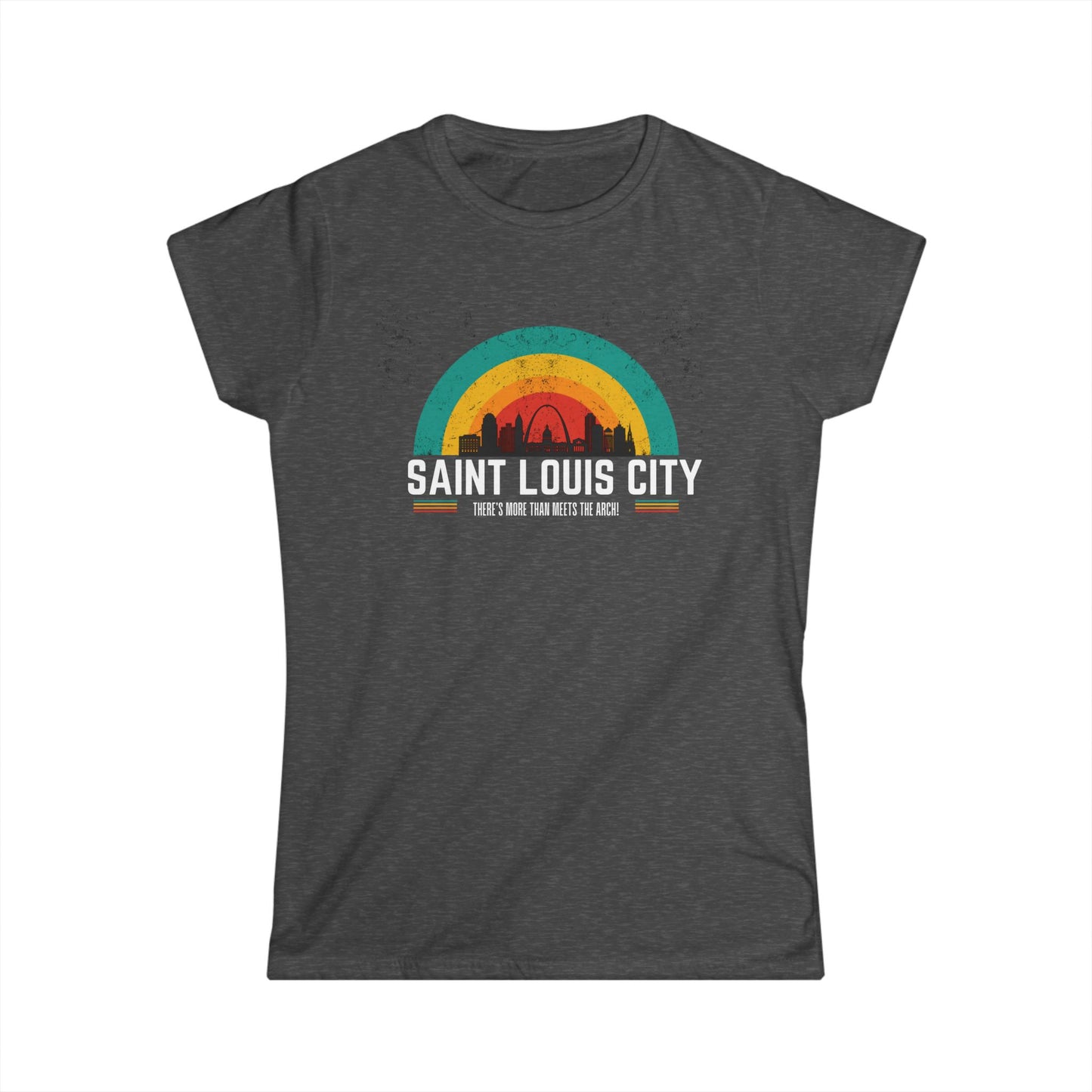 STL Saint Louis City More than Meets the Arch - Women's Softstyle Tee