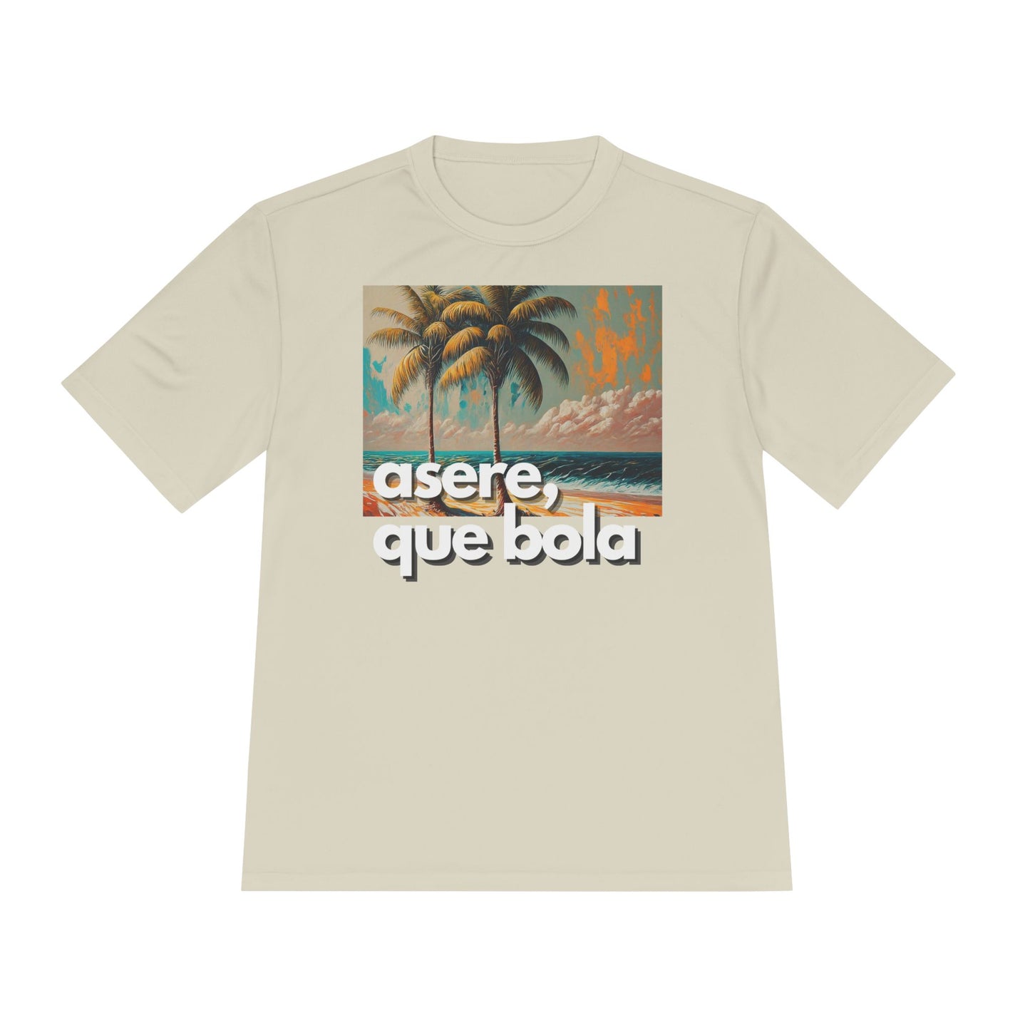 Asere Que Bola Playa Beach Unisex Moisture Wicking Tee