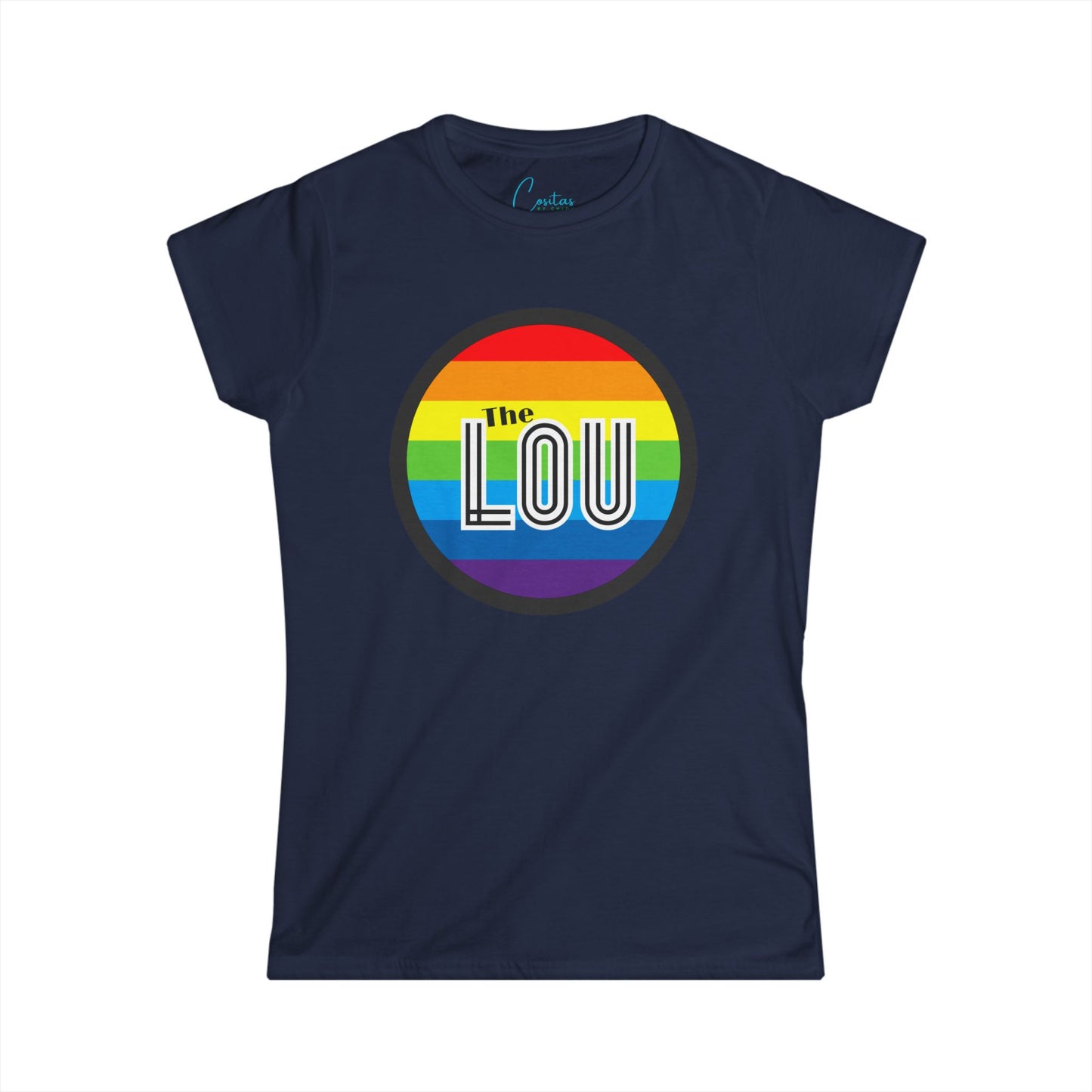 The Lou Pride Rainbow Women's Softstyle Tee