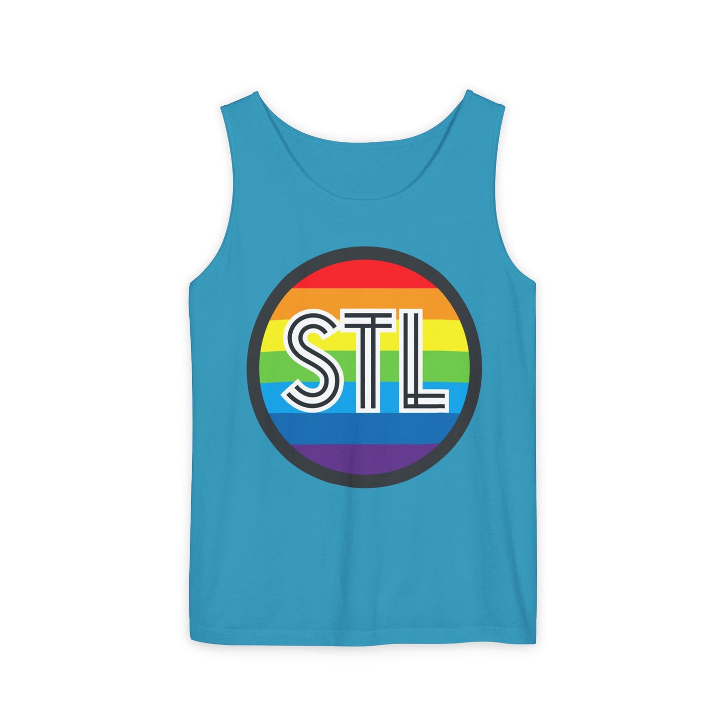 STL Rainbow Single Jersey Men's Tank