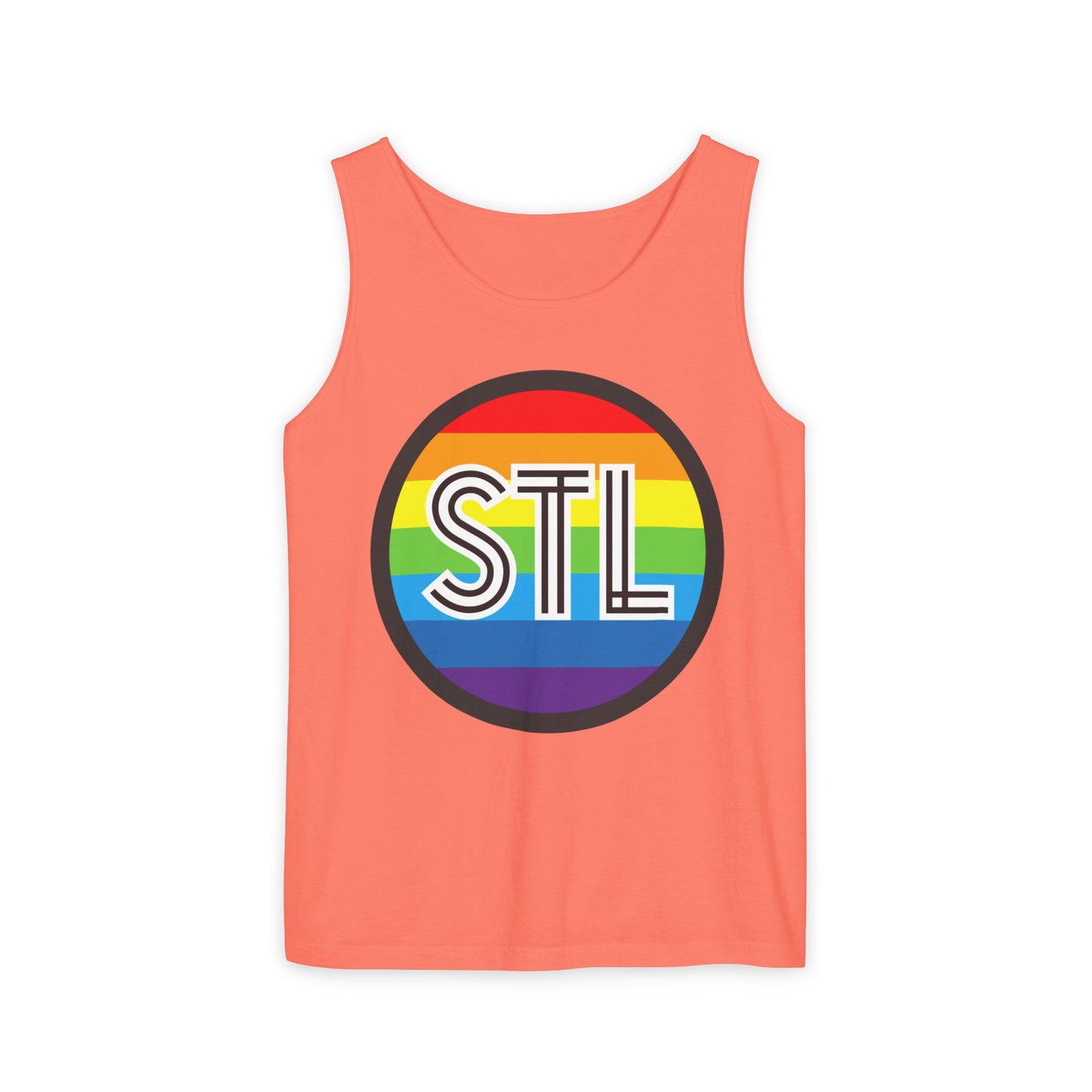 STL Rainbow Single Jersey Men's Tank