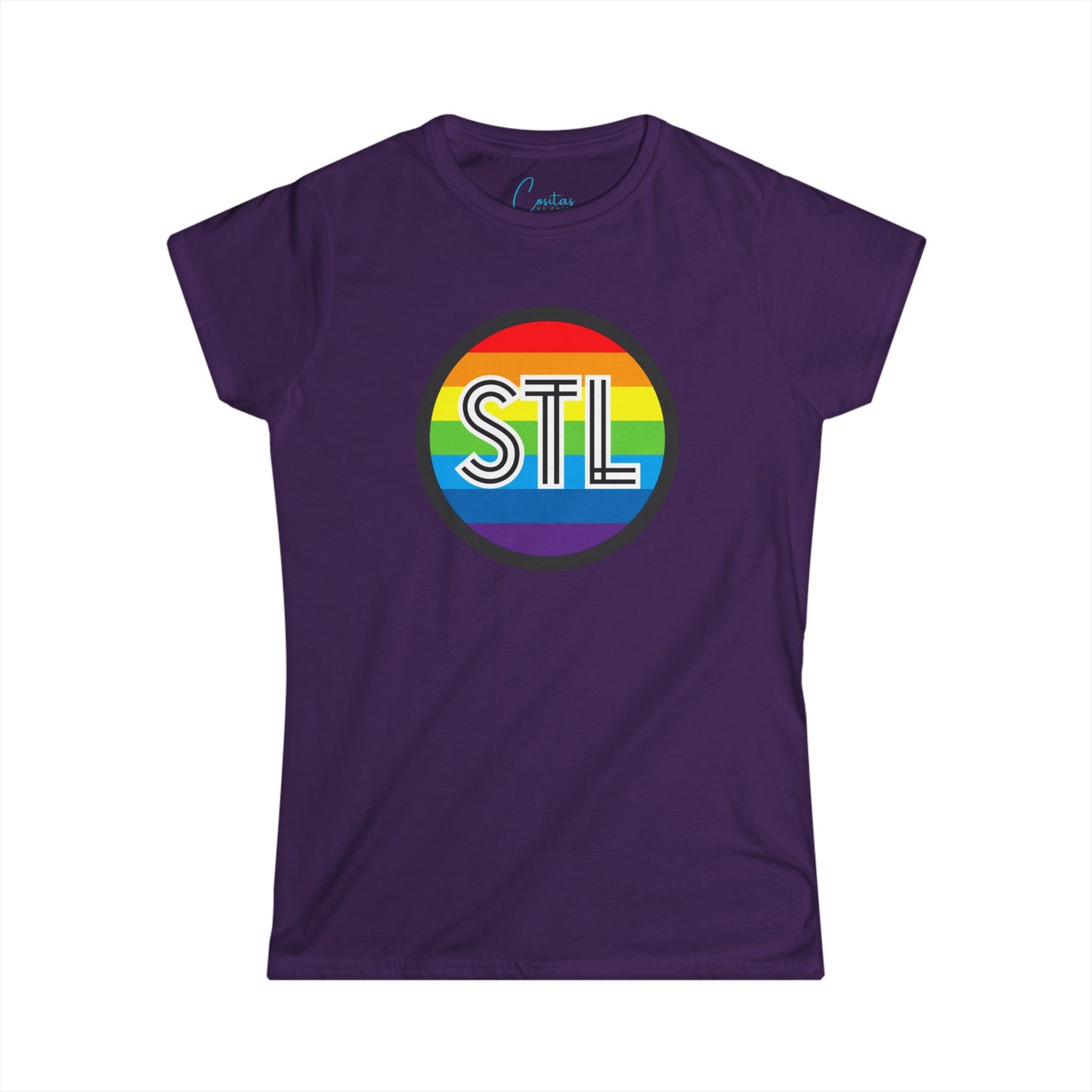 STL Pride Rainbow Women's Softstyle Tee