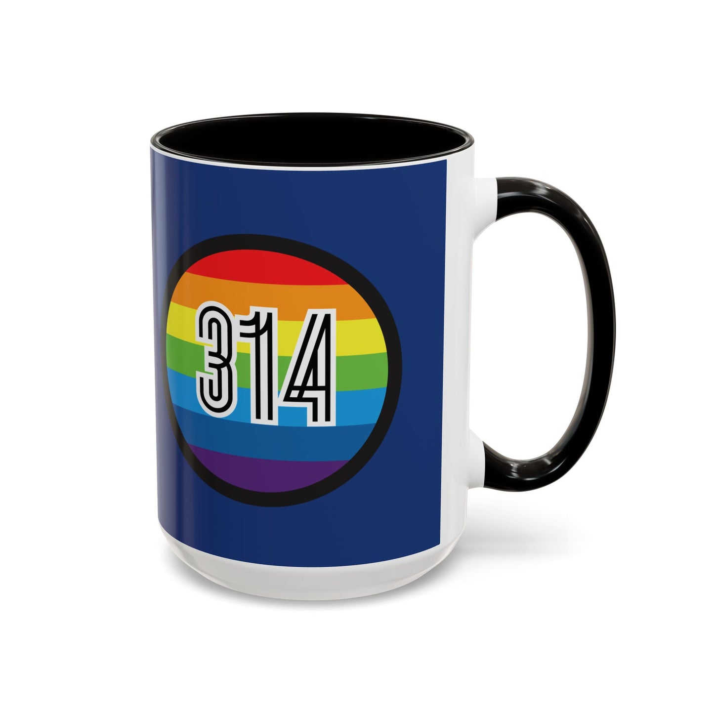 PRIDE Colorful BLUE Coffee Mug with STL & 314 Design – Perfect Gift for Friends and Family