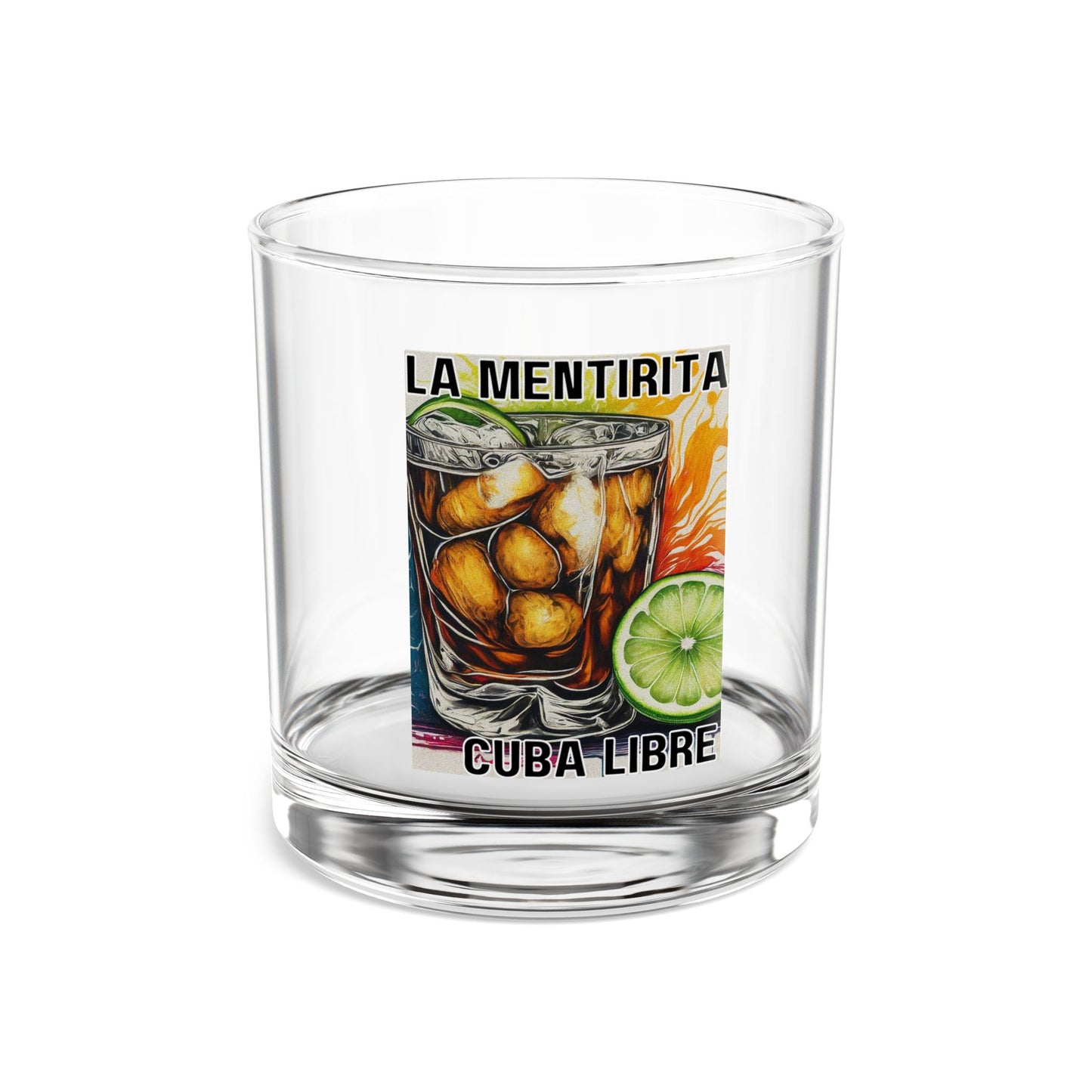 La Mentirita:  Cuba Libre Rocks Glass, 10oz